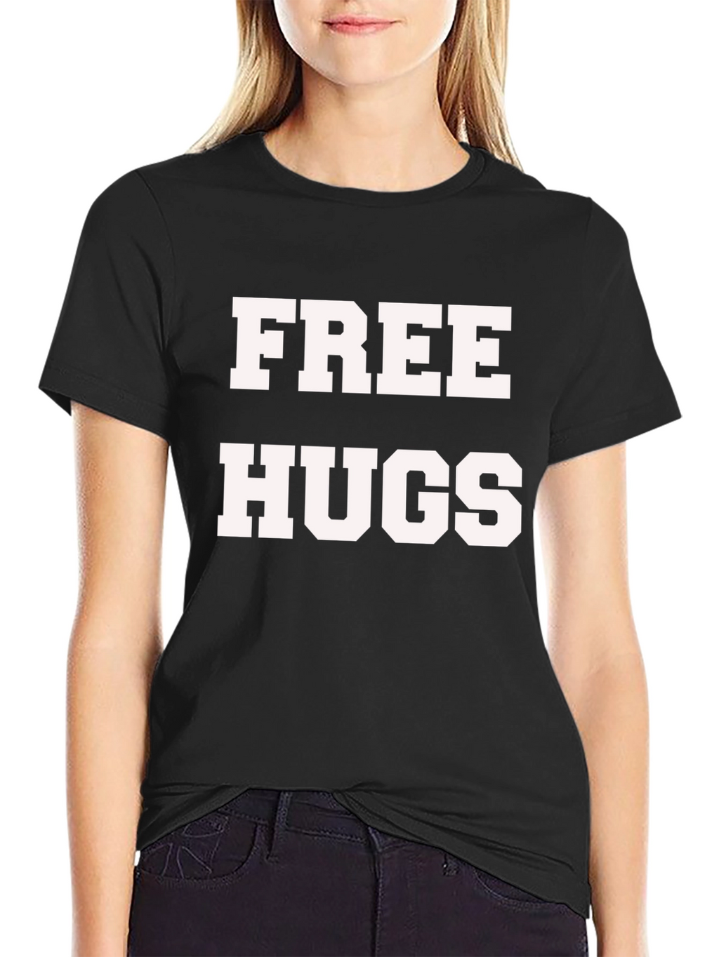 Free Hugs Graphic T-Shirt - Comfortable Casual Wear