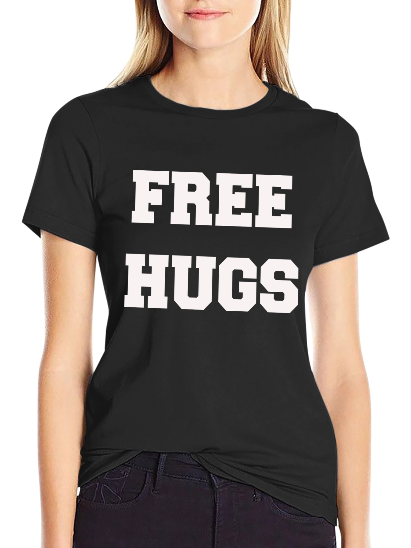 Free Hugs Graphic T-Shirt - Comfortable Casual Wear