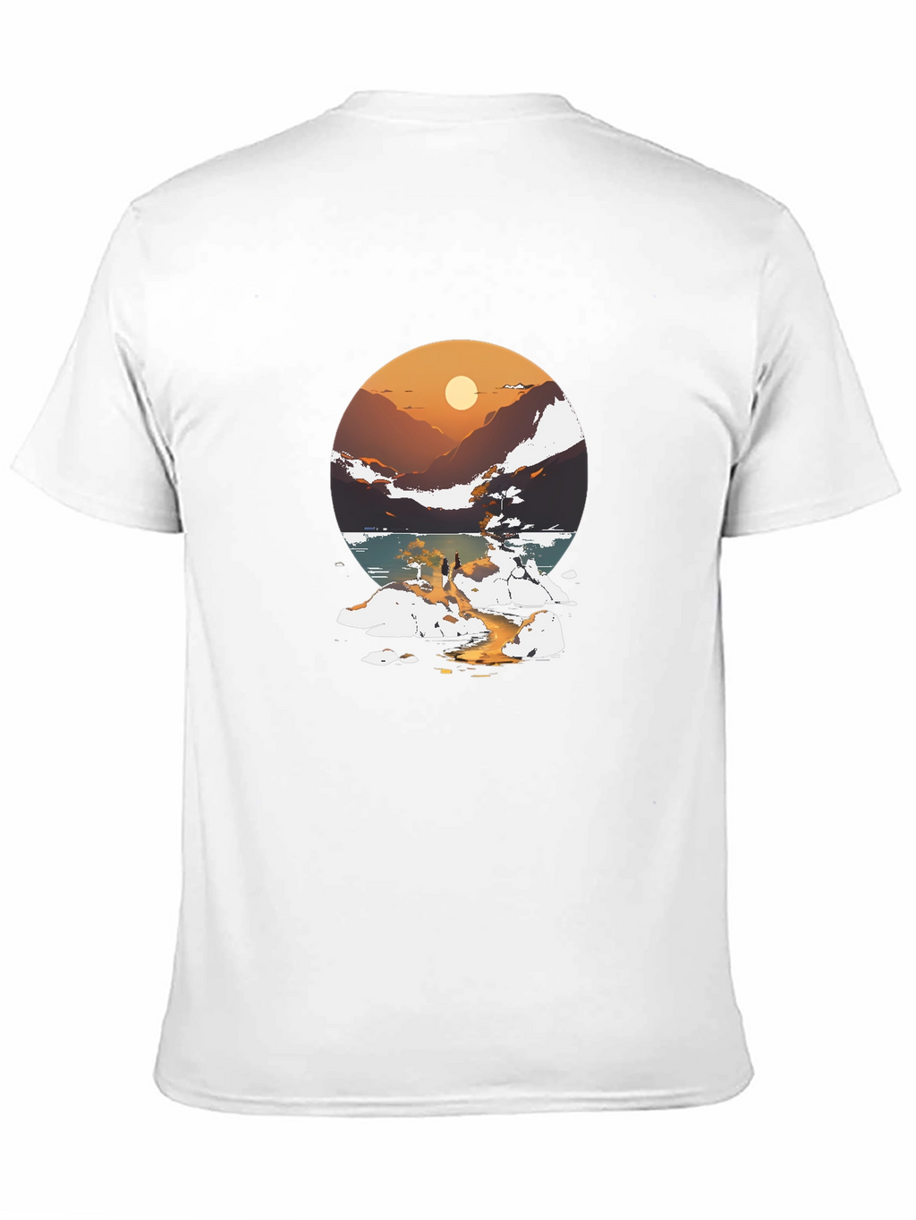 Sunset Lake Graphic Tee - Stylish Casual Wear