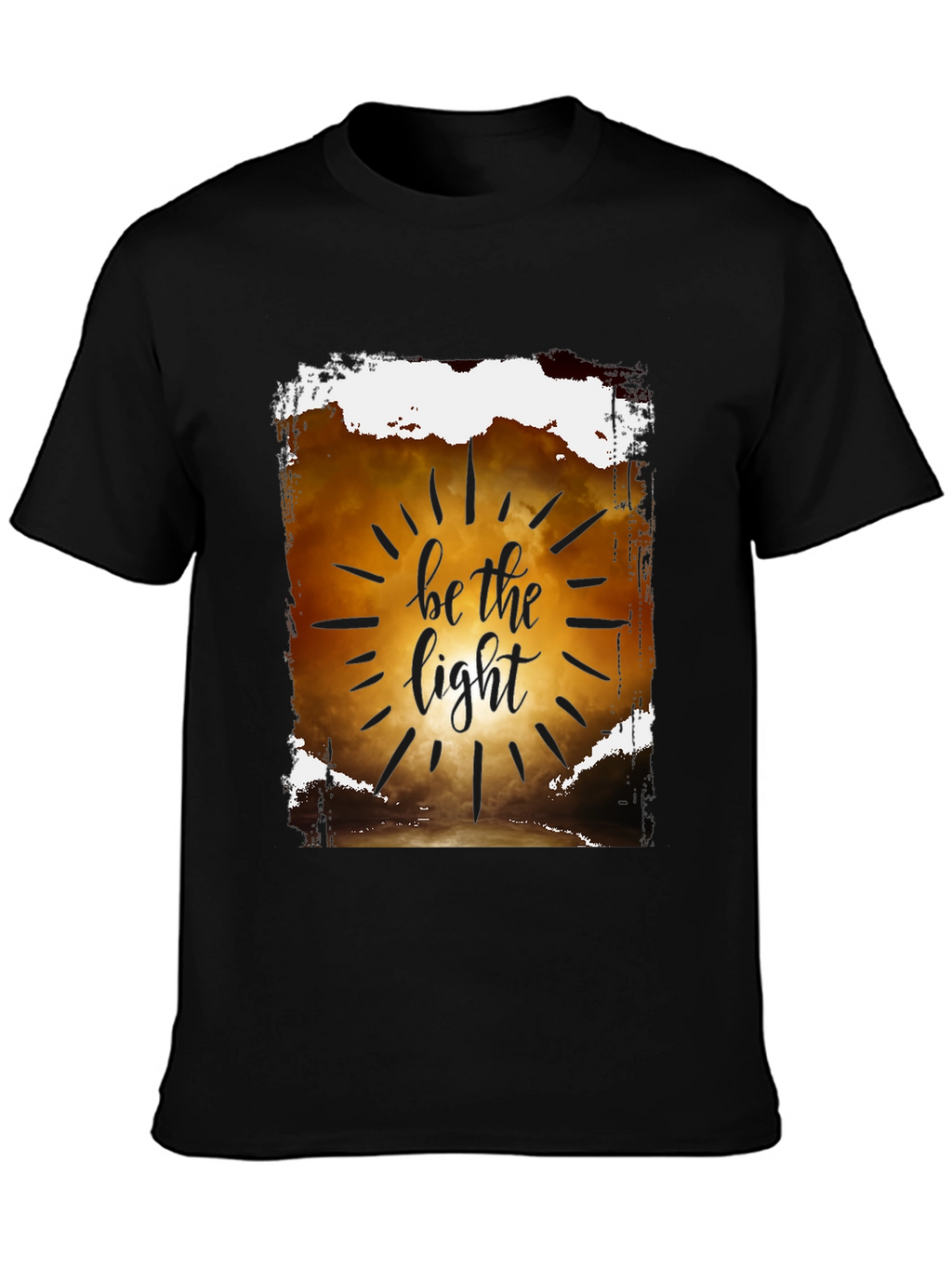 Be the Light Graphic T-Shirt - Inspirational Design