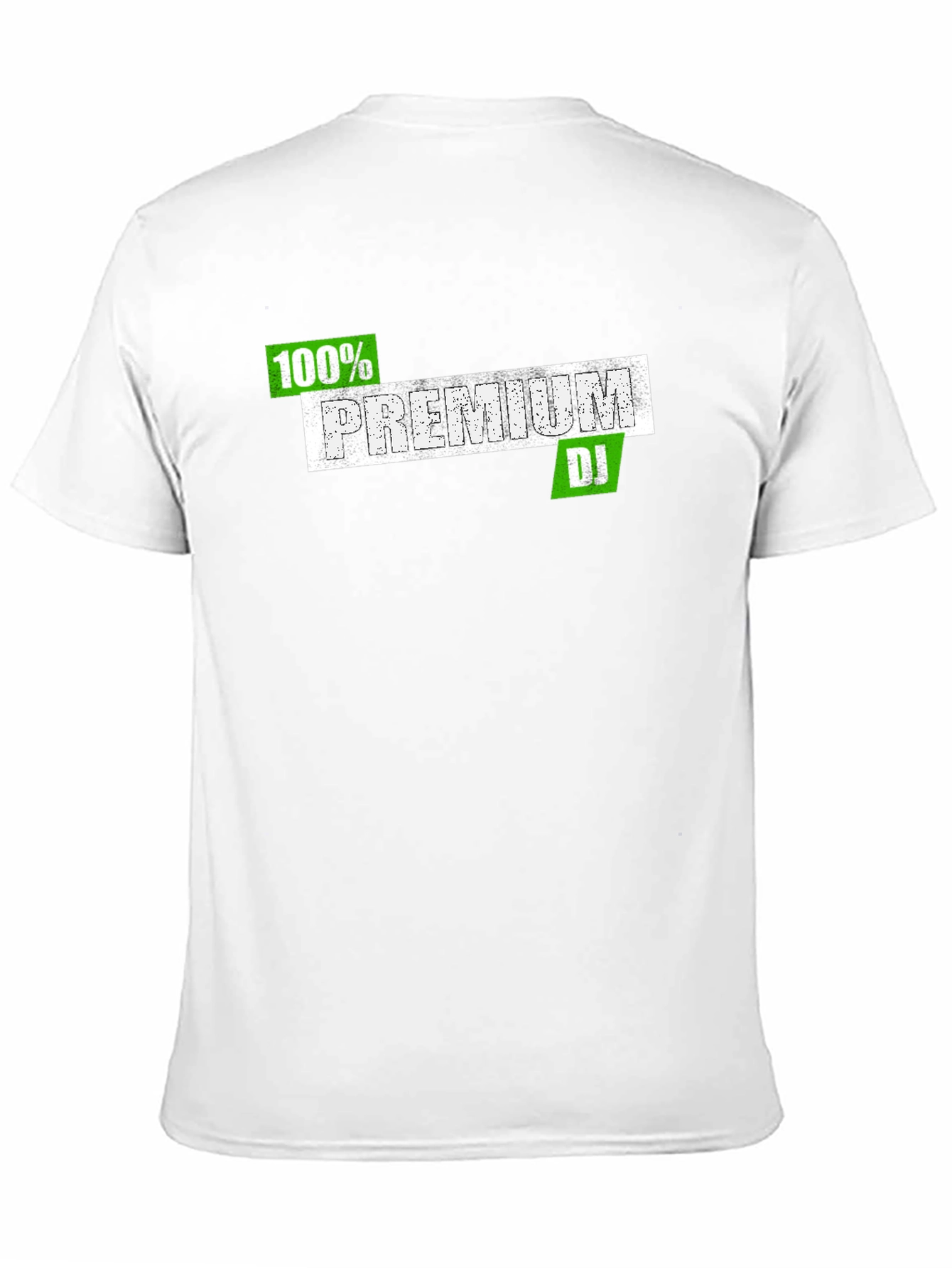 100% Premium DJ Black T-Shirt