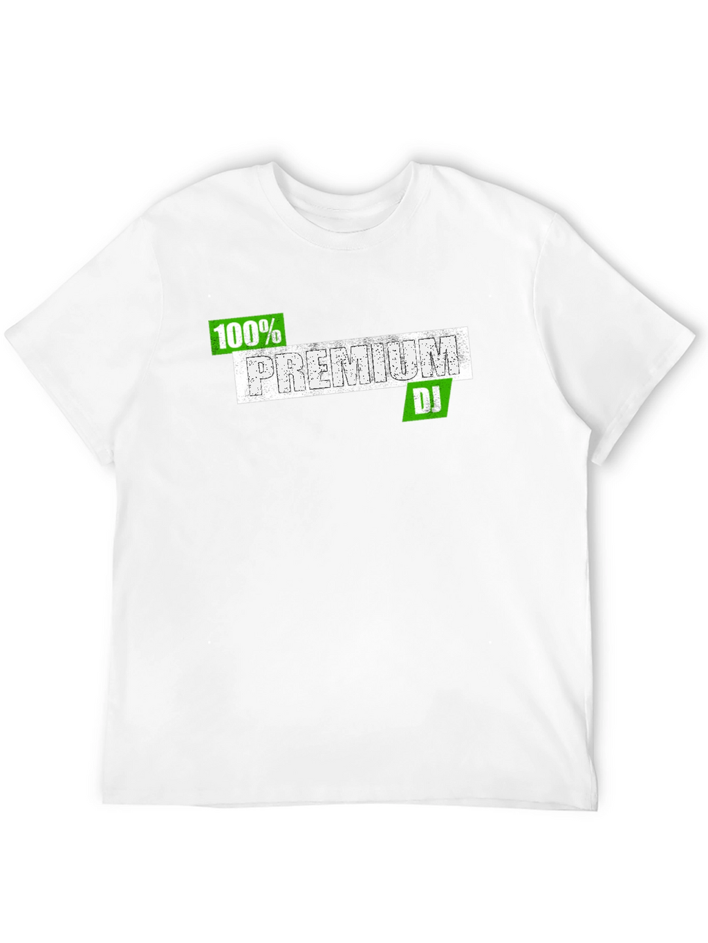 100% Premium DJ Black T-Shirt