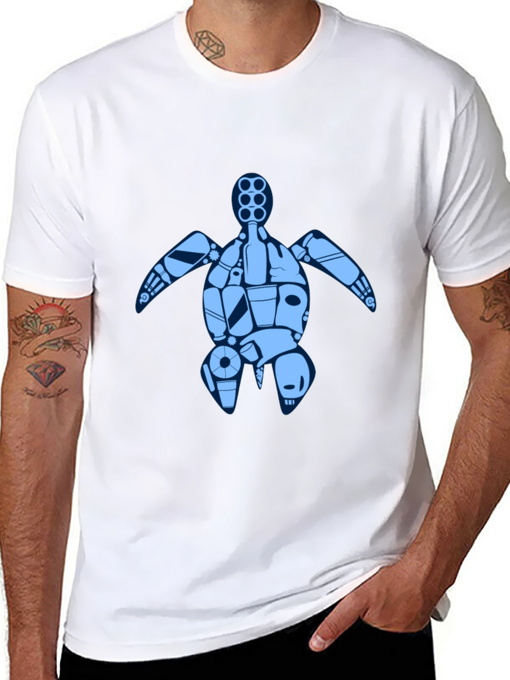 Black Turtle Graphic T-Shirt