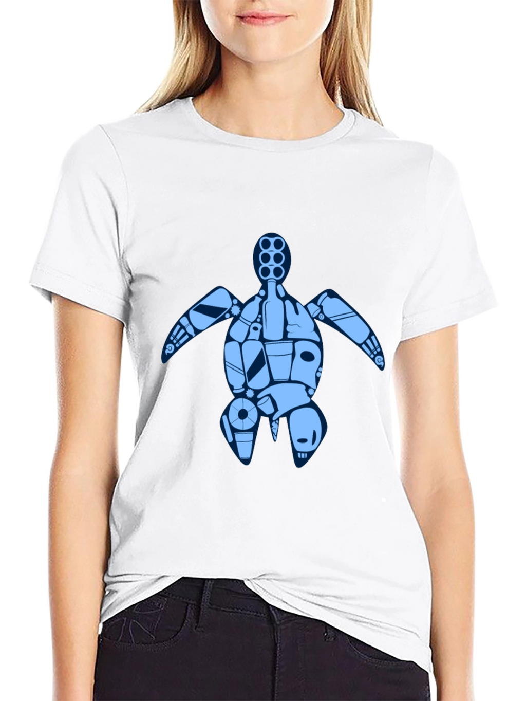 Black Turtle Graphic T-Shirt