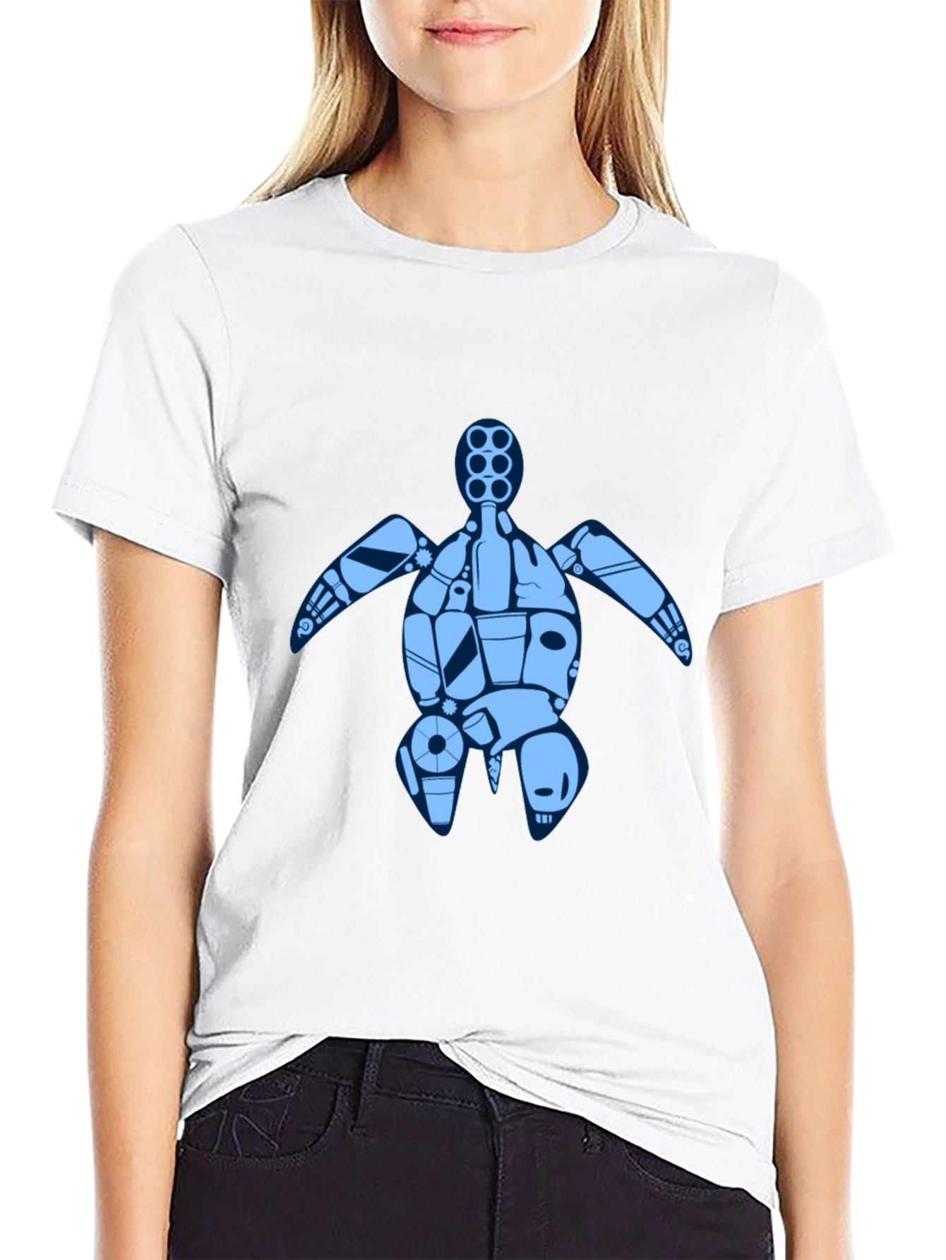 Black Turtle Graphic T-Shirt