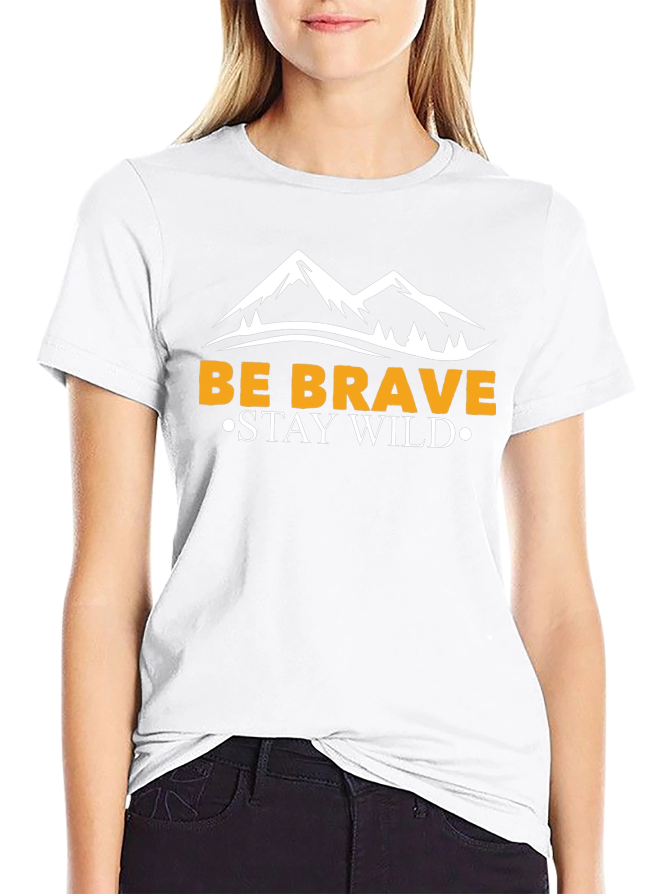 Be Brave Stay Wild Graphic Tee
