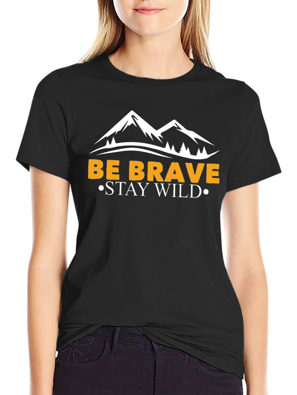 Be Brave Stay Wild Graphic Tee