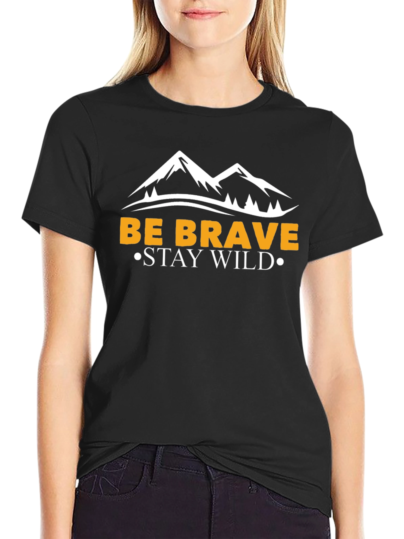 Be Brave Stay Wild Graphic Tee