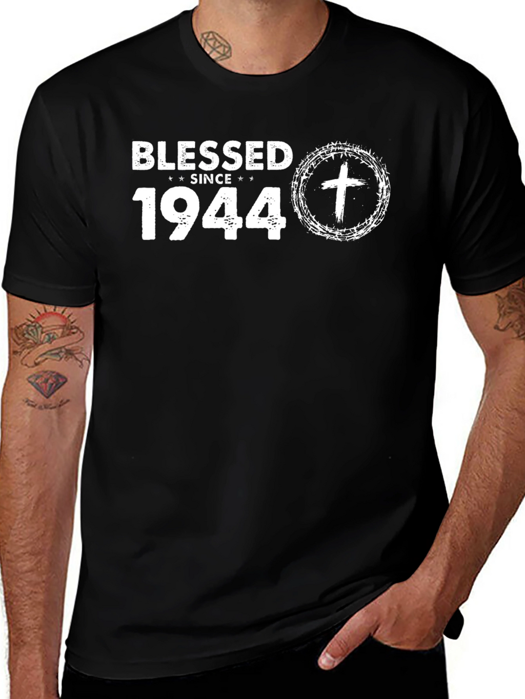 Blessed Since 1944 Graphic T-Shirt
