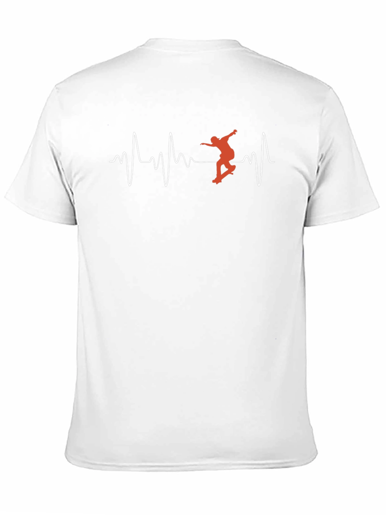 Skateboarding Heartbeat Graphic Tee