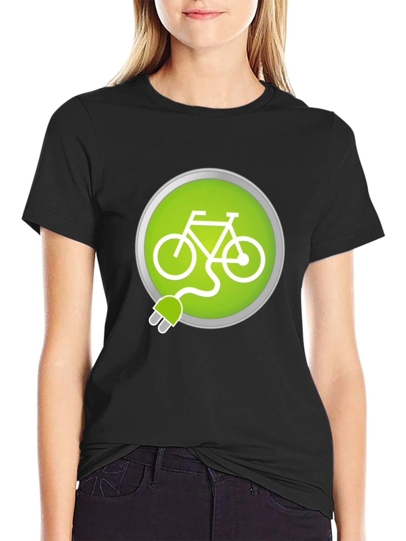 Electric Bike T-Shirt - Ride Green