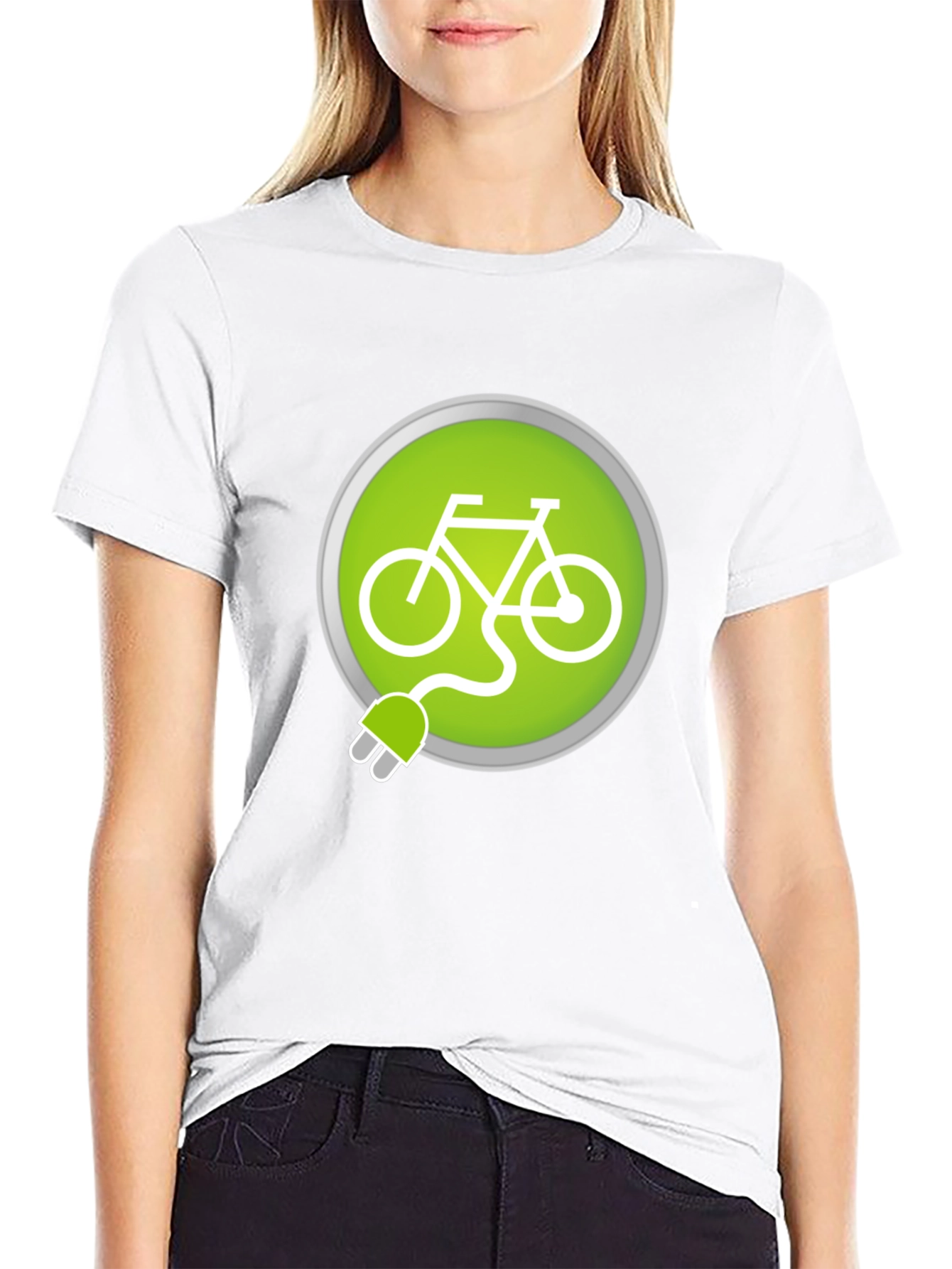 Electric Bike T-Shirt - Ride Green