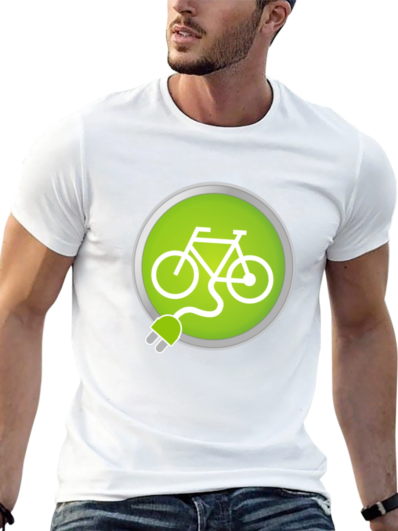 Electric Bike T-Shirt - Ride Green