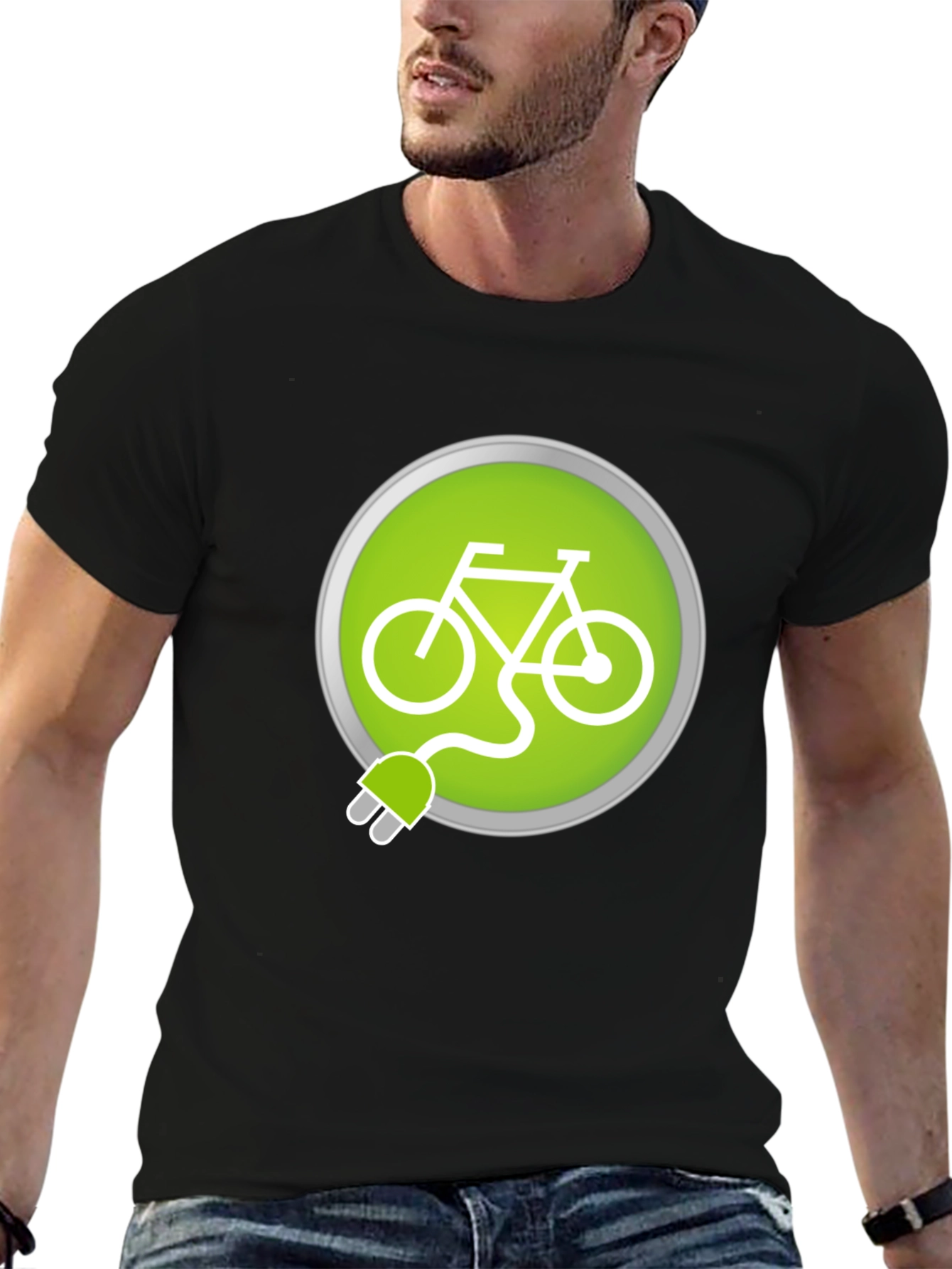 Electric Bike T-Shirt - Ride Green