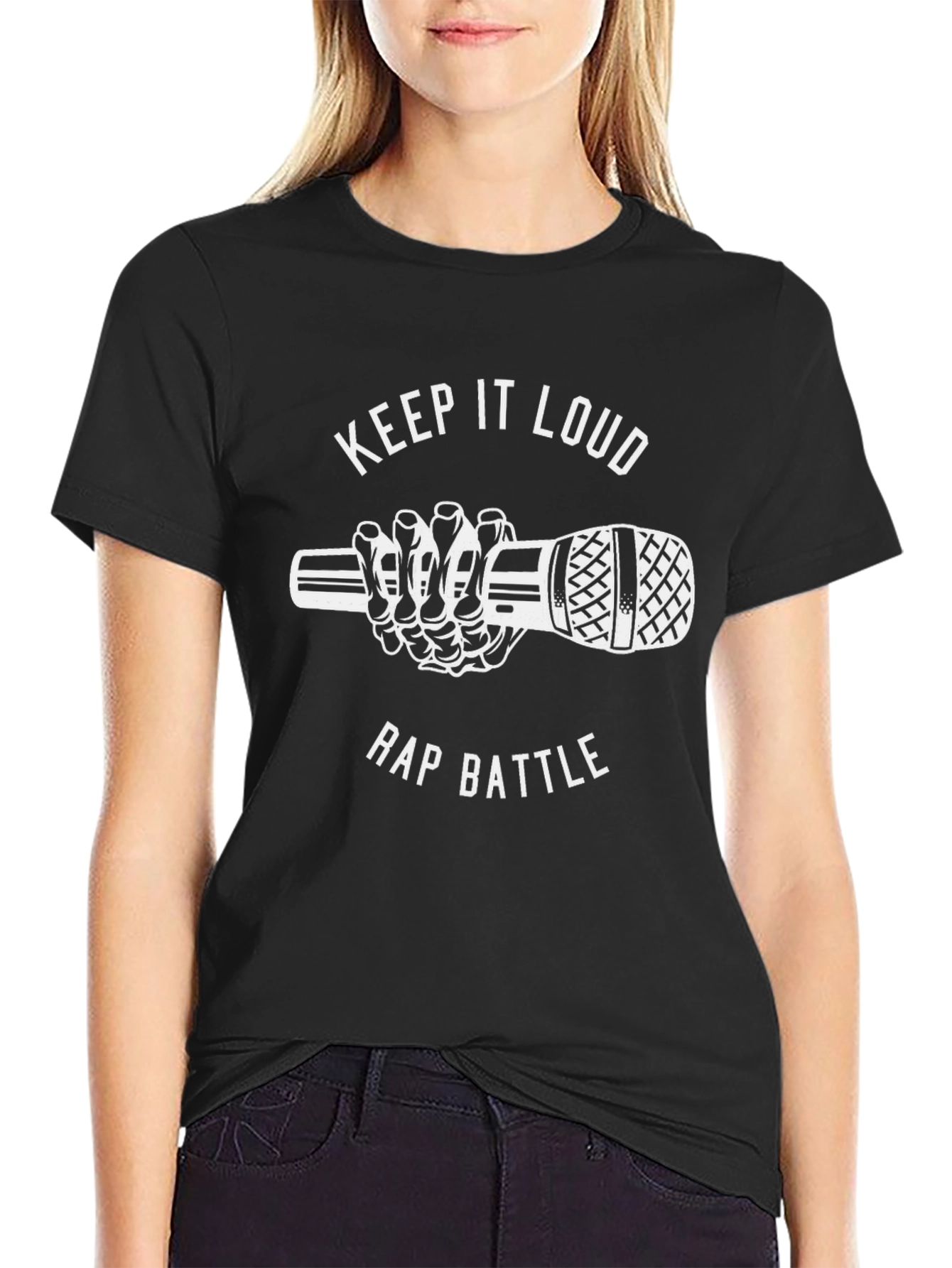 Keep It Loud Rap Battle Graphic T-Shirt