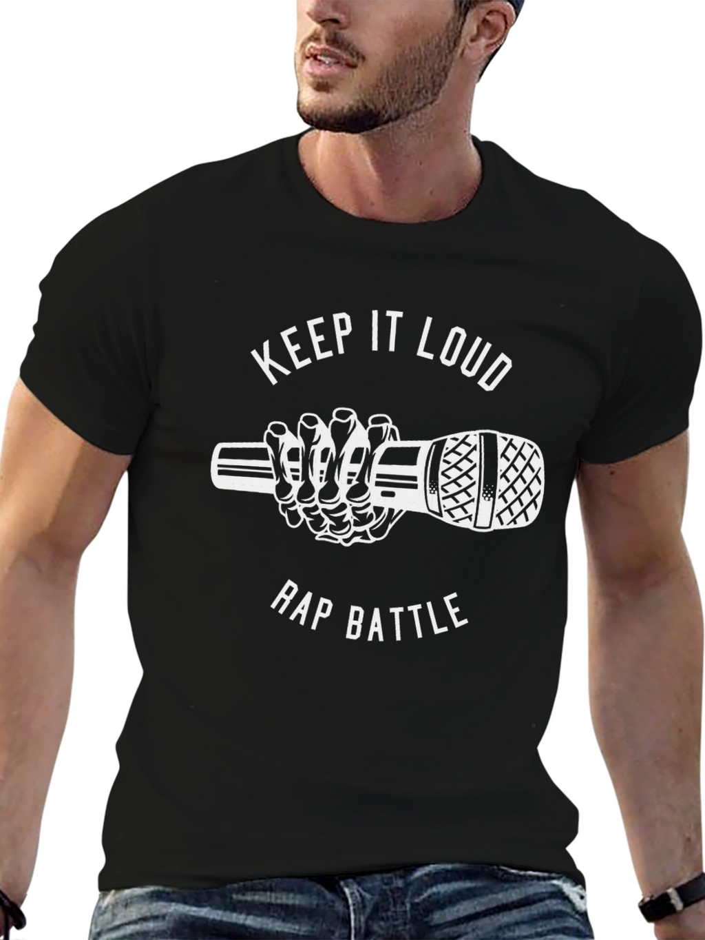 Keep It Loud Rap Battle Graphic T-Shirt