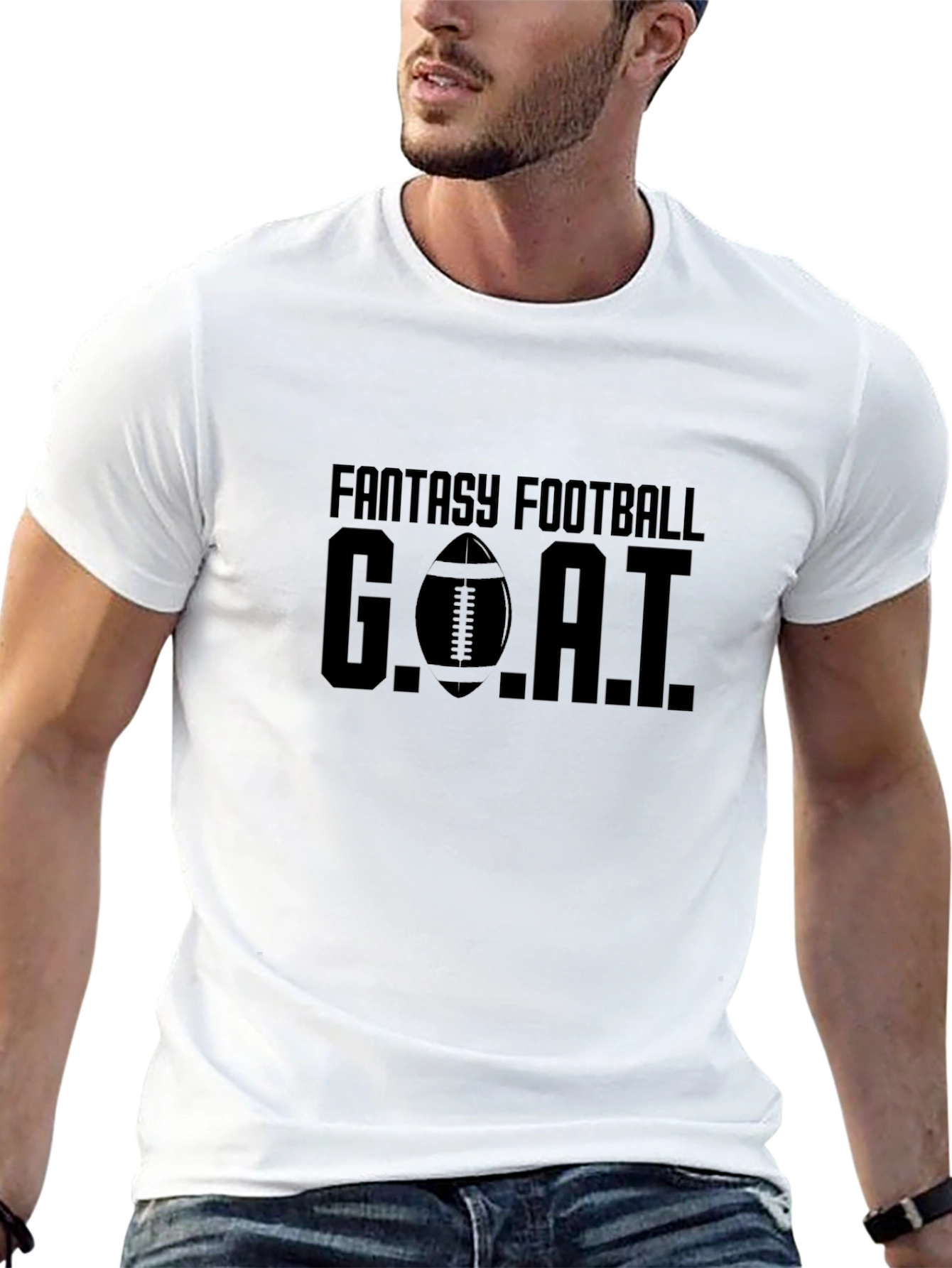 Fantasy Football GOAT T-Shirt - Great Gift!