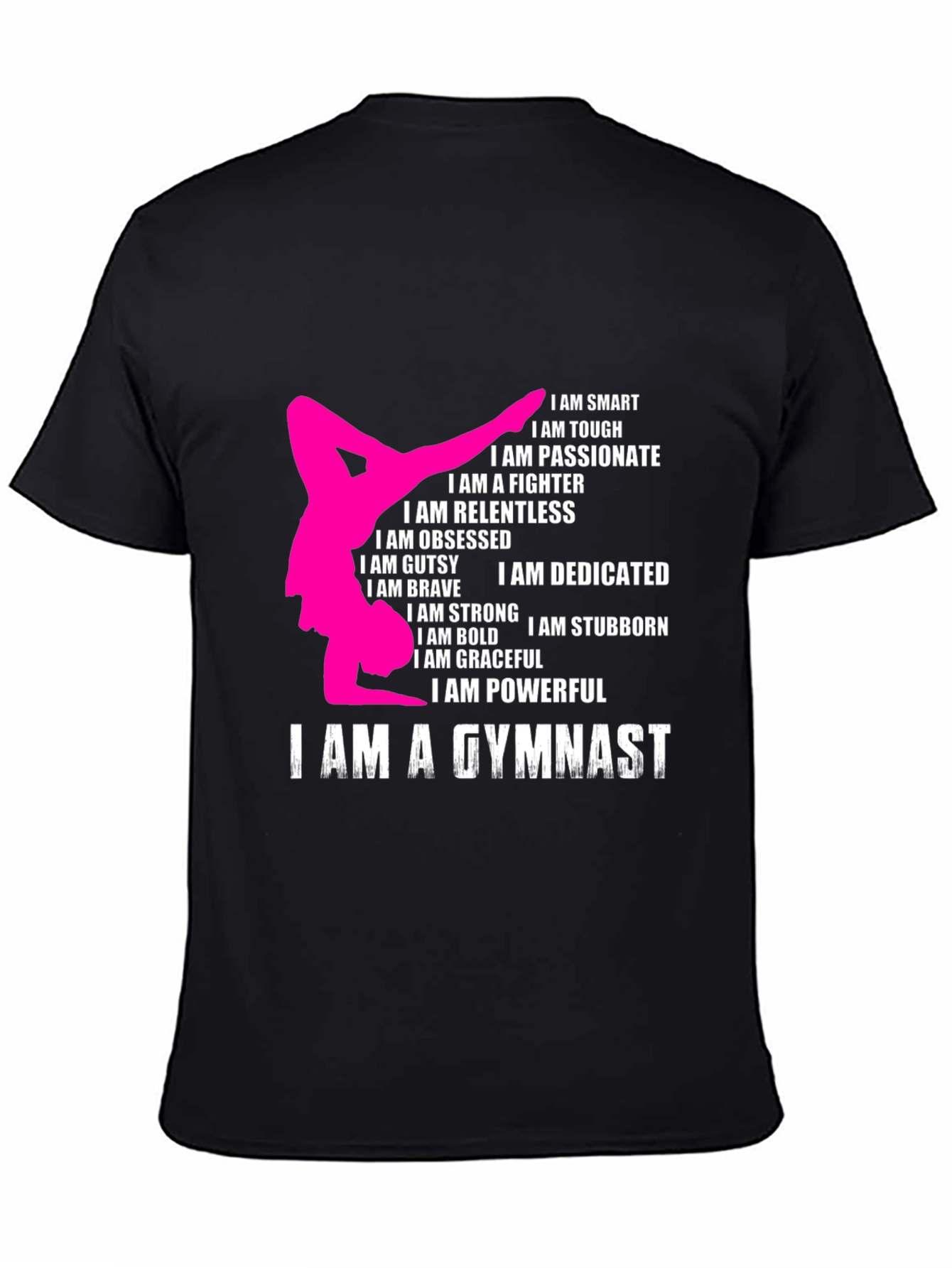 Gymnast Graphic T-Shirt - Smart Tough & Passionate