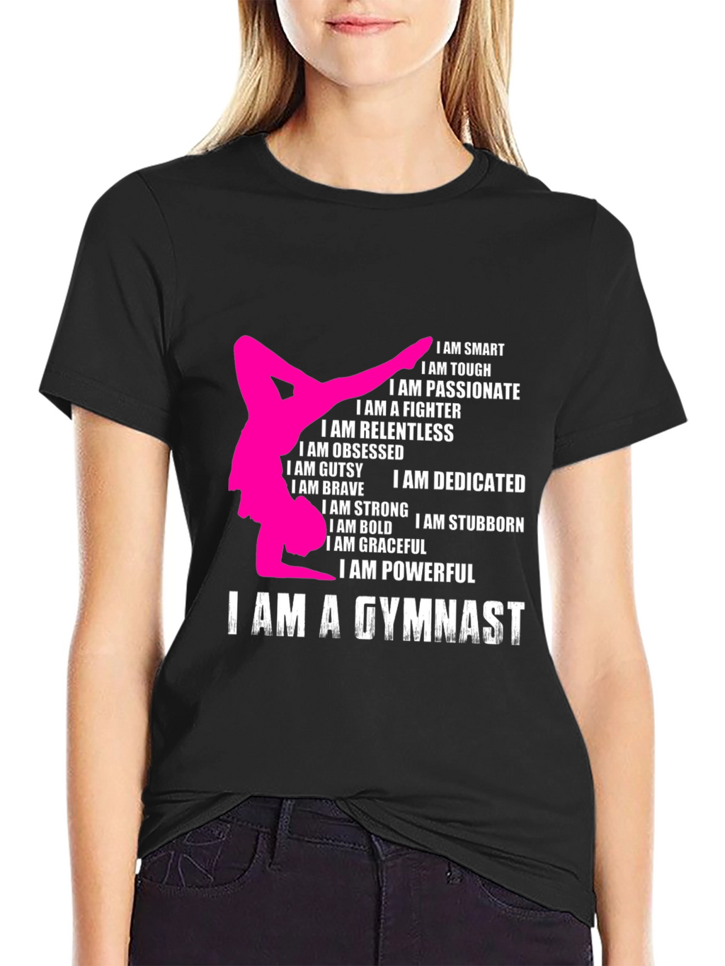 Gymnast Graphic T-Shirt - Smart Tough & Passionate