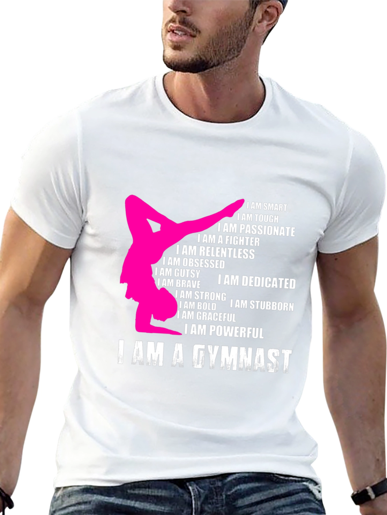 Gymnast Graphic T-Shirt - Smart Tough & Passionate