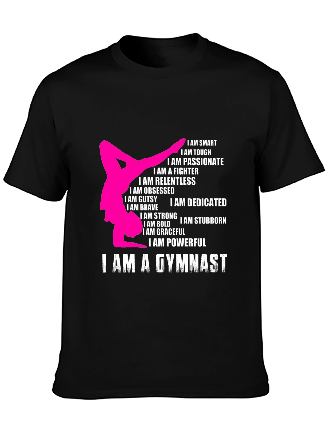 Gymnast Graphic T-Shirt - Smart Tough & Passionate