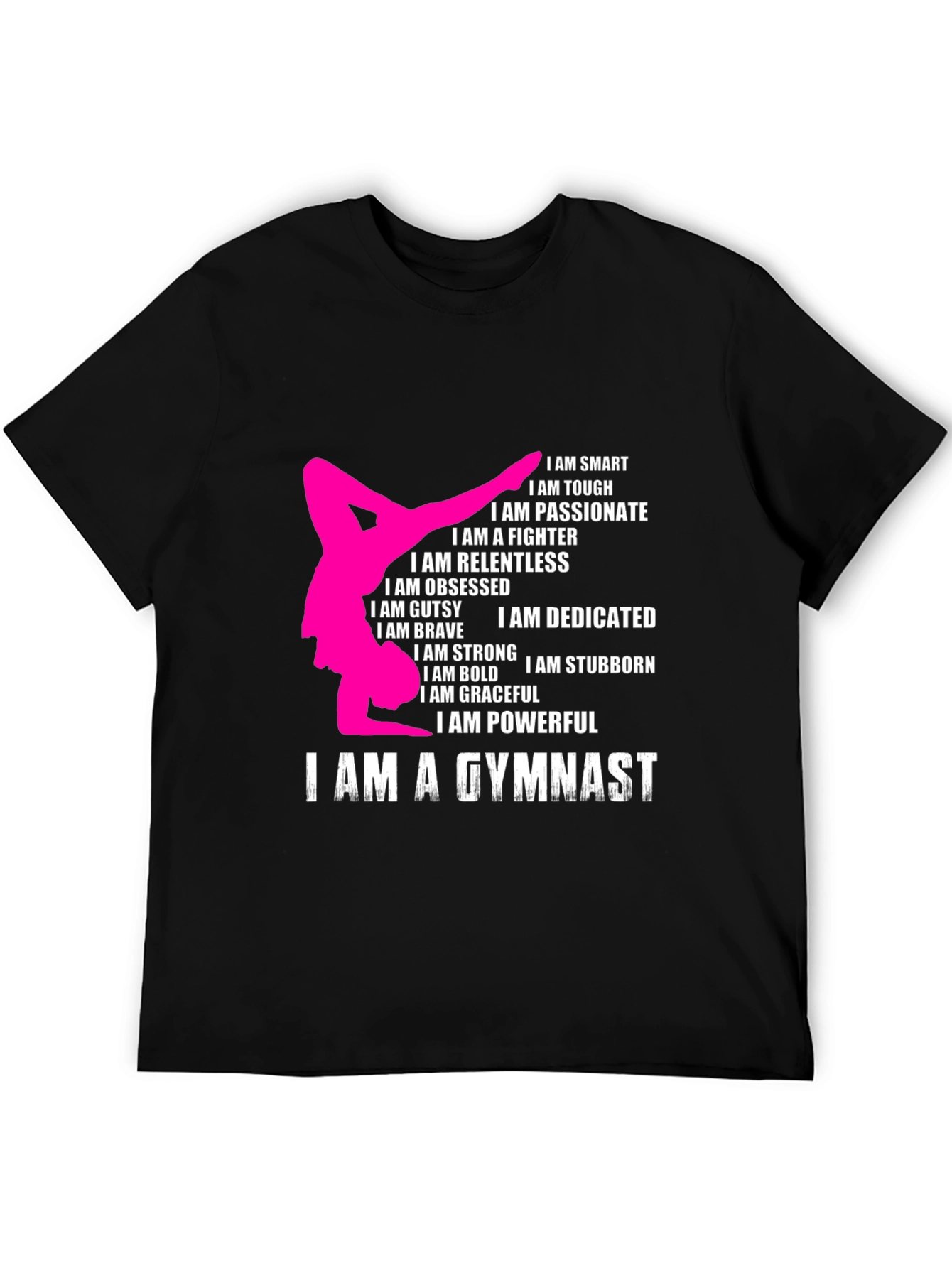 Gymnast Graphic T-Shirt - Smart Tough & Passionate