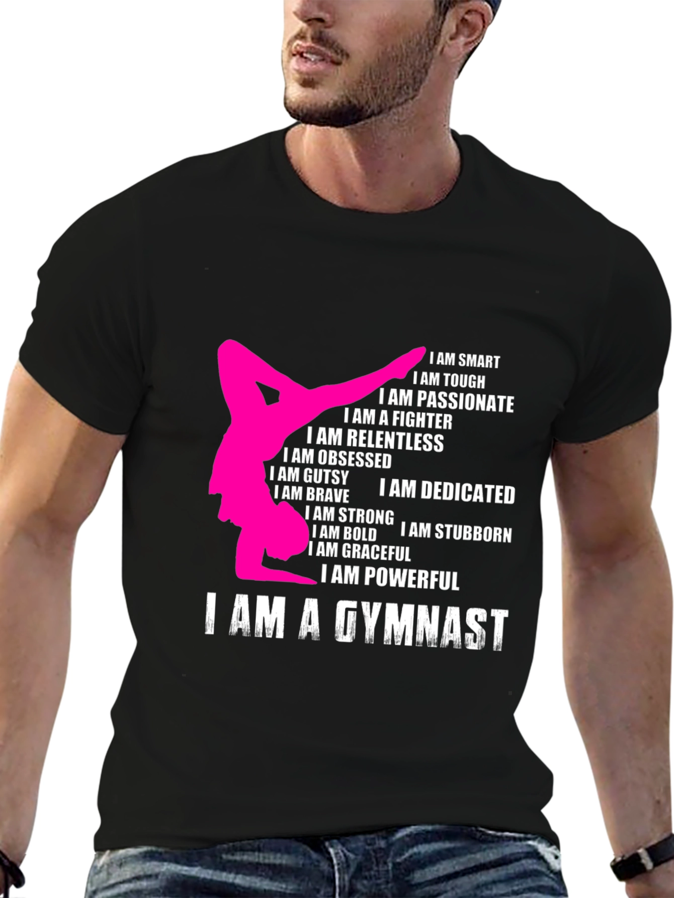 Gymnast Graphic T-Shirt - Smart Tough & Passionate
