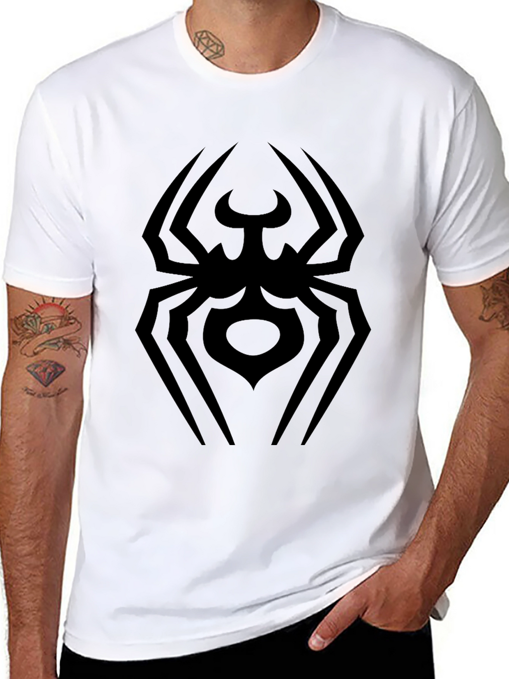 Black Spider Emblem T-Shirt