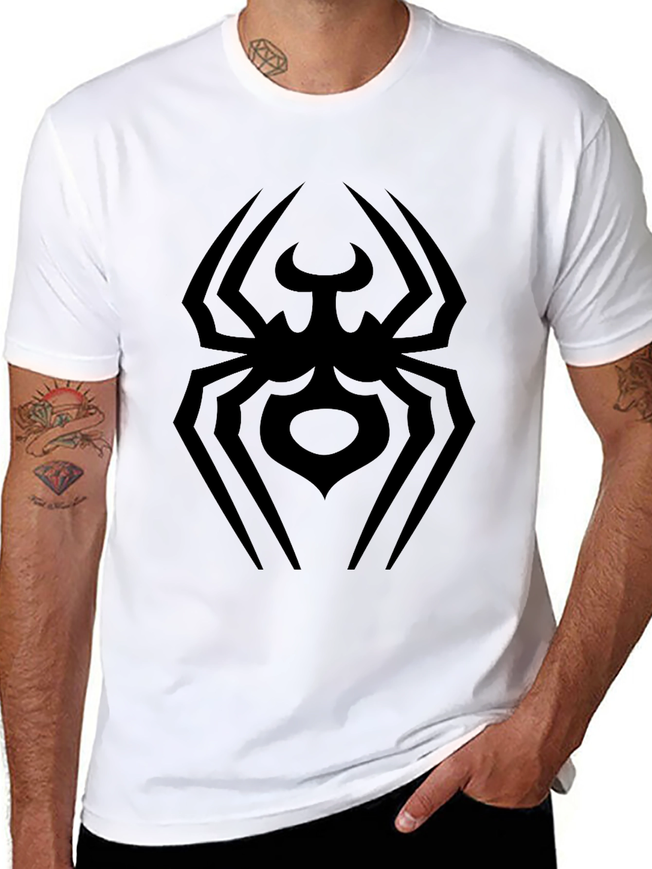 Black Spider Emblem T-Shirt