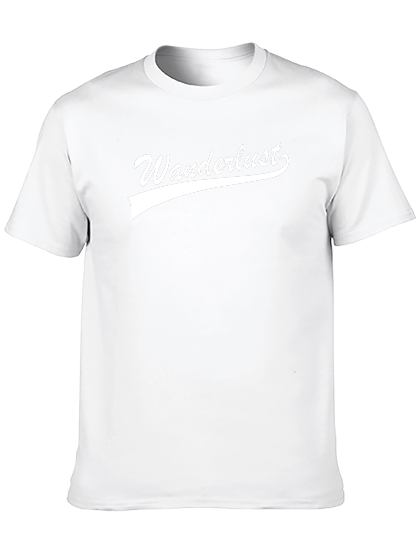 Wanderlust Graphic Tee - Black Cotton T-Shirt