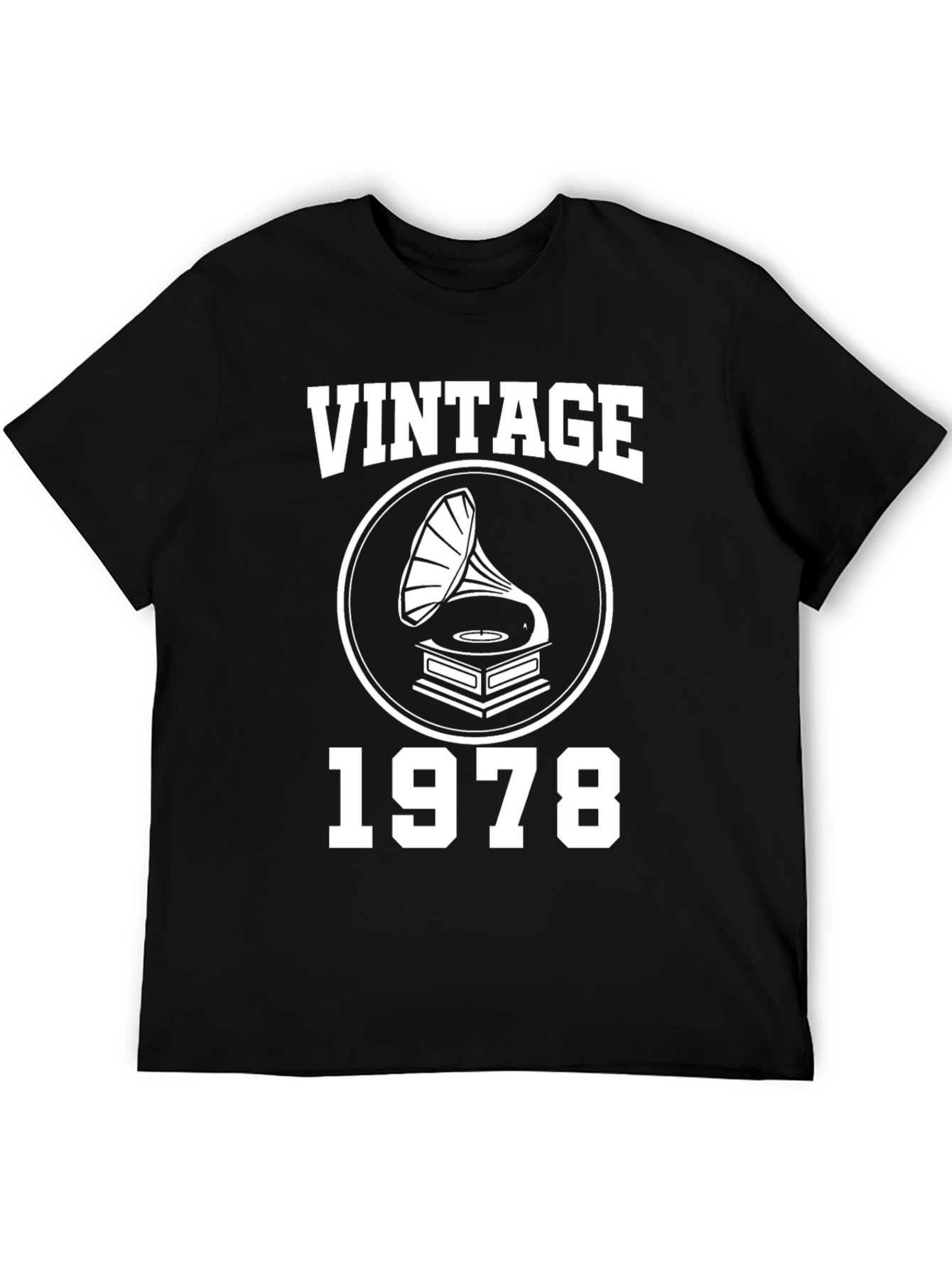 Vintage 1978 T-Shirt - Retro Music Lover Tee
