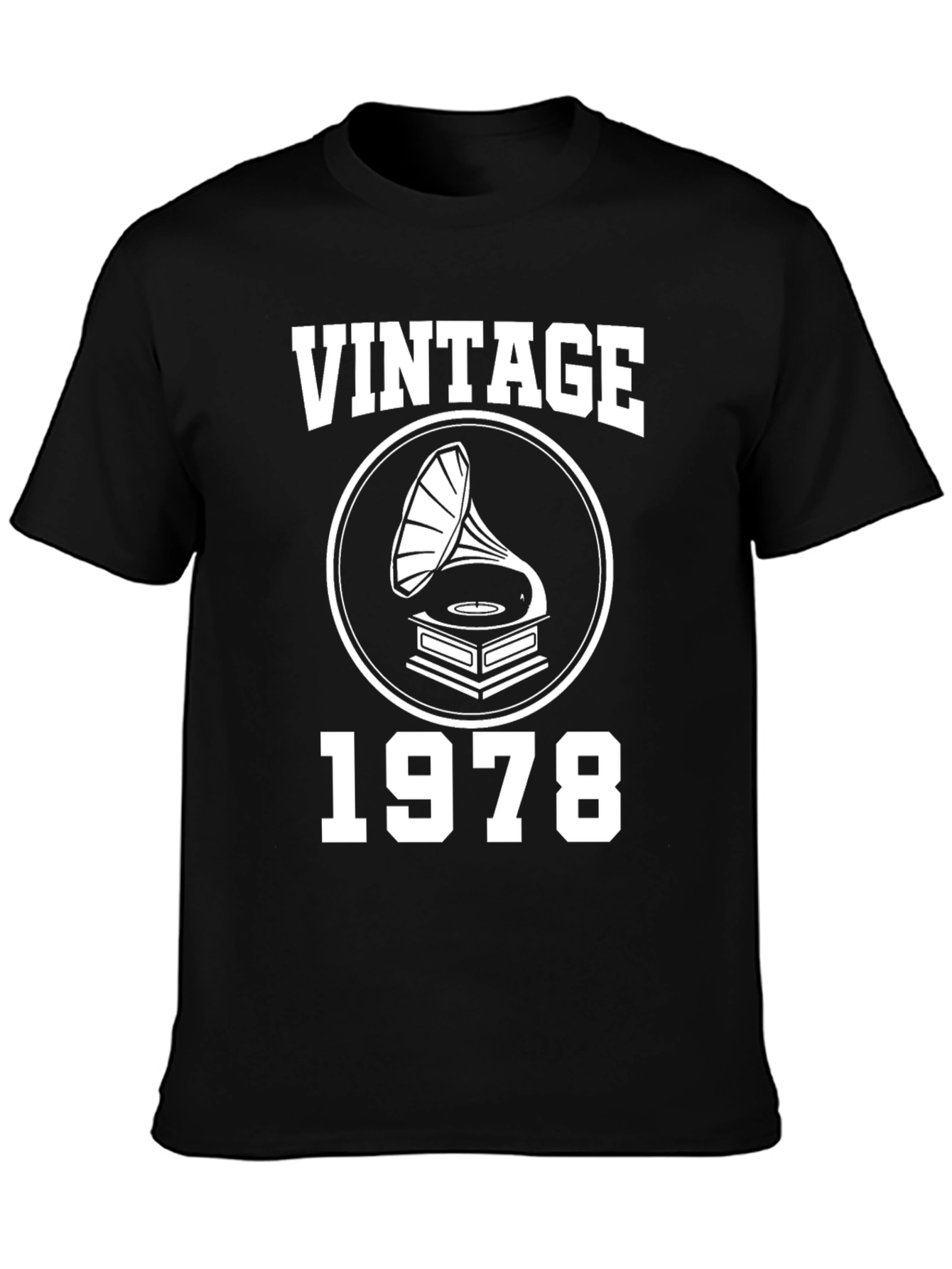 Vintage 1978 T-Shirt - Retro Music Lover Tee