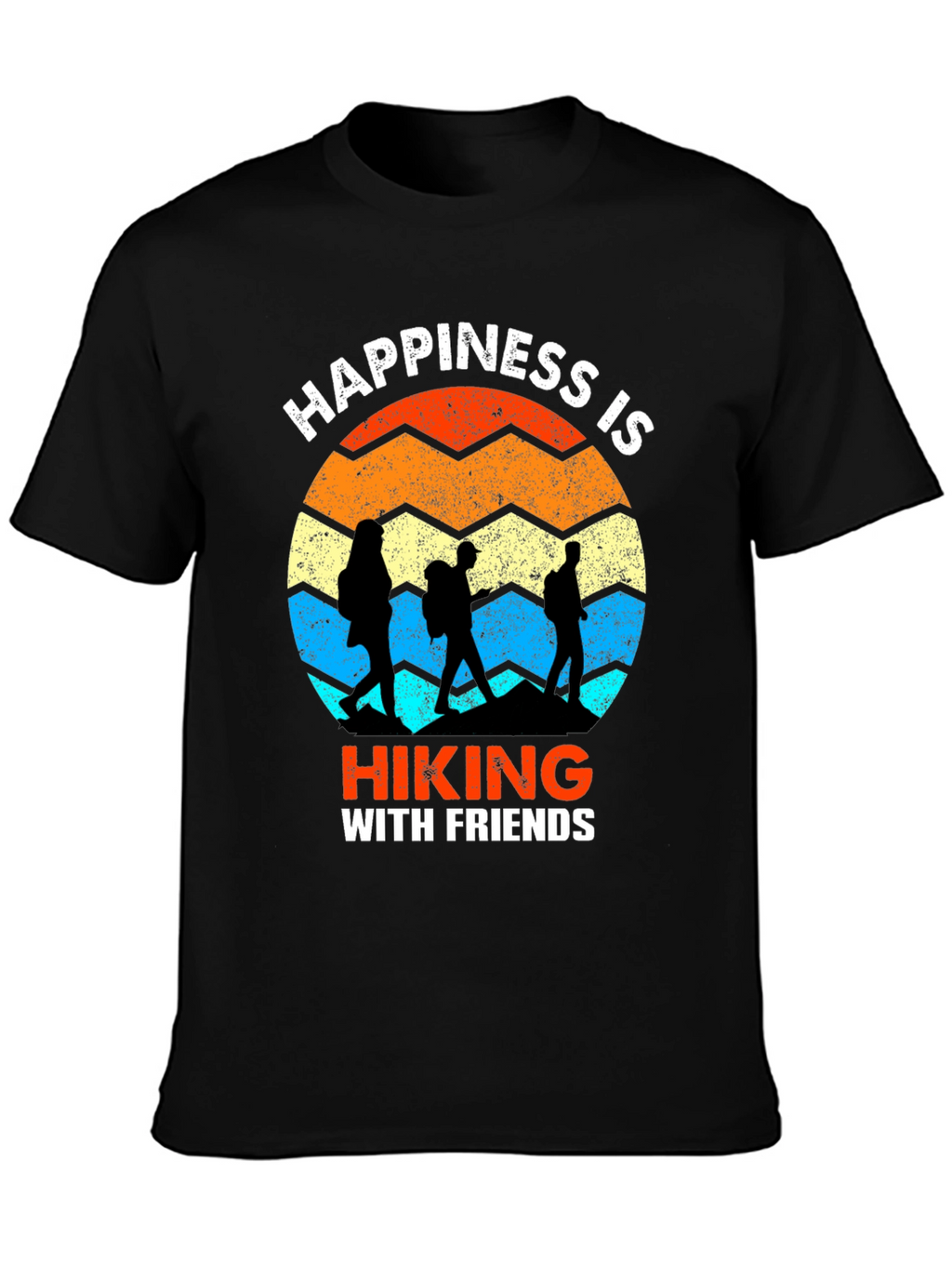 Happiness is Hiking with Friends T-Shirt