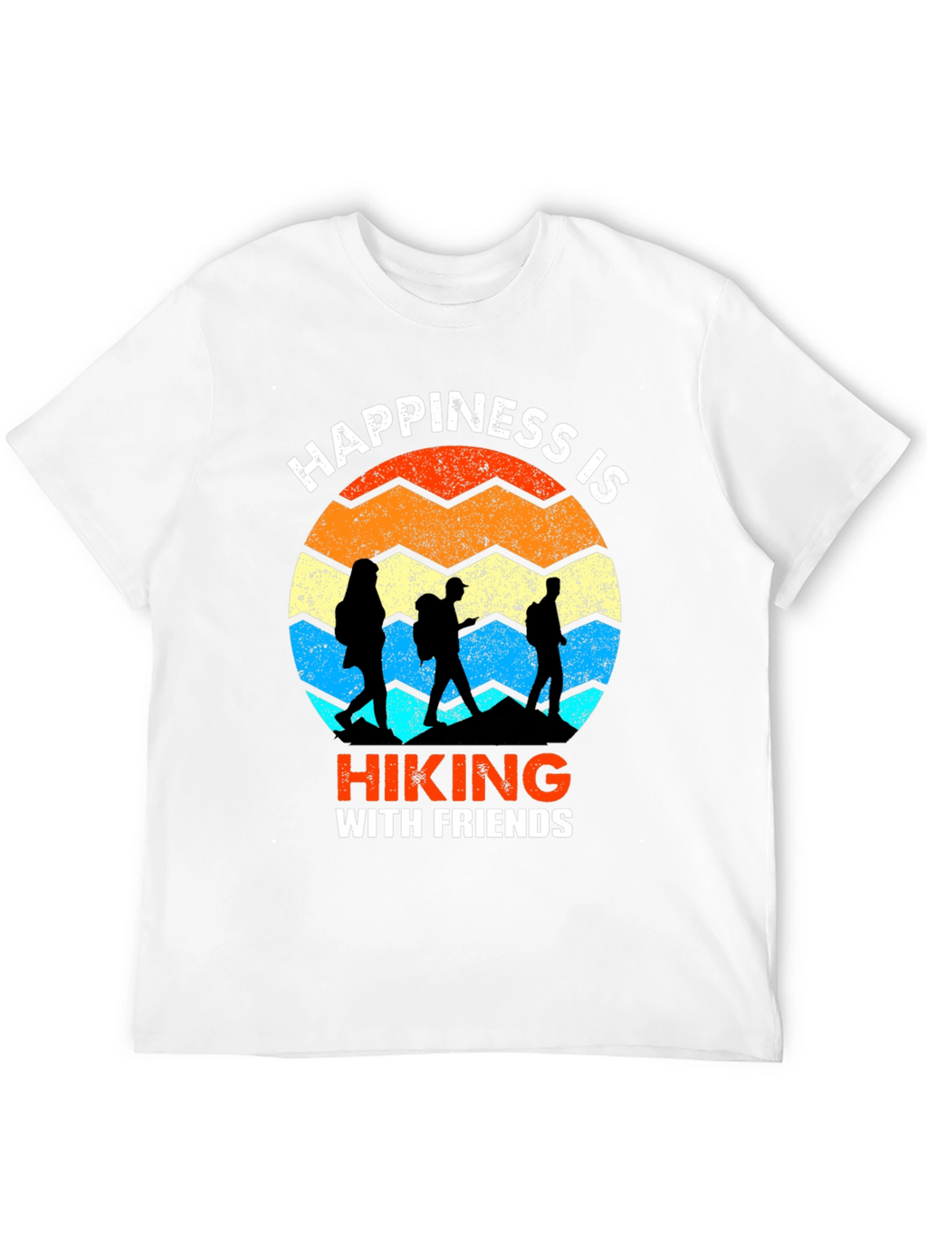 Happiness is Hiking with Friends T-Shirt