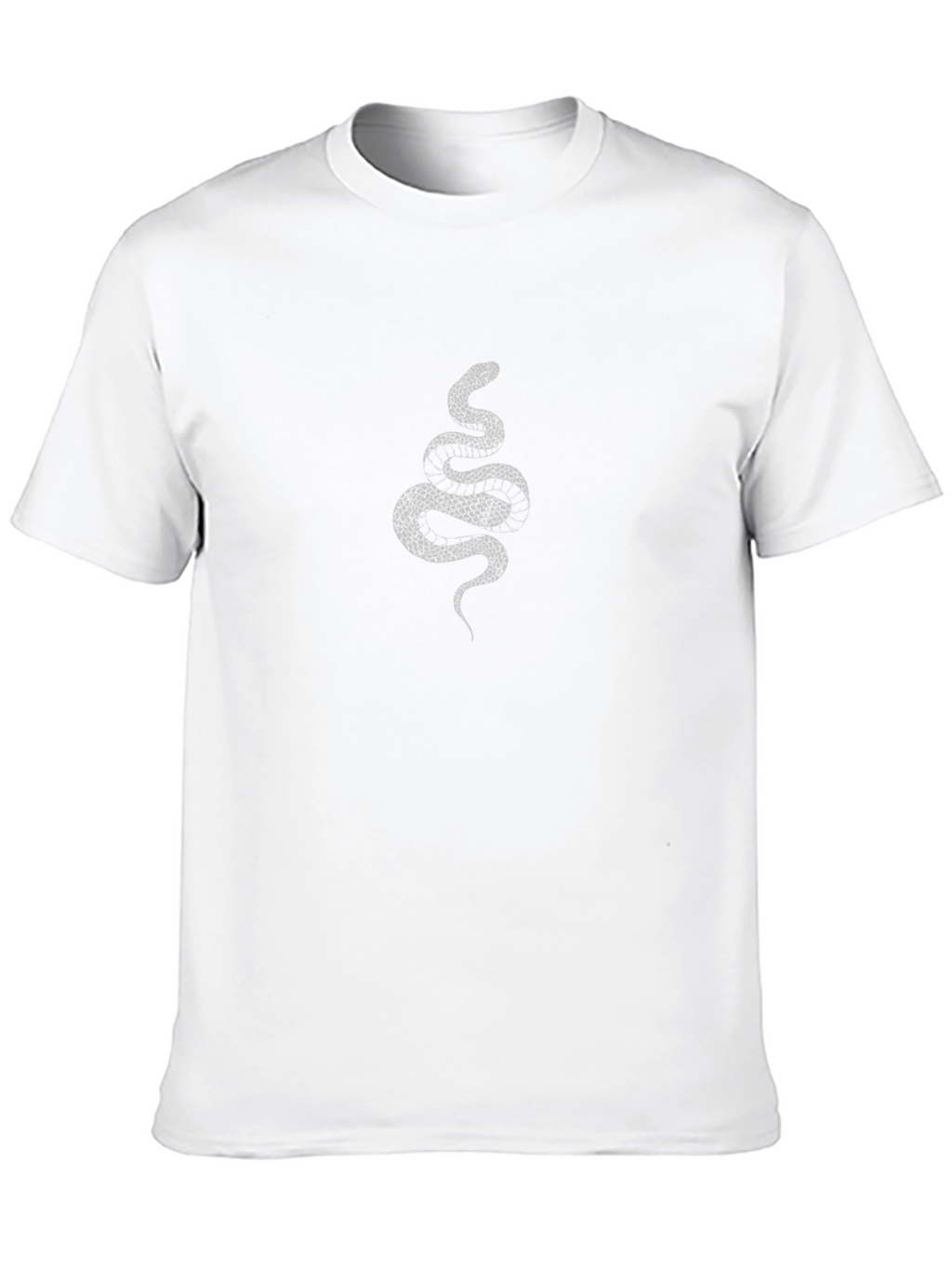 Black Snake Graphic T-Shirt for Men