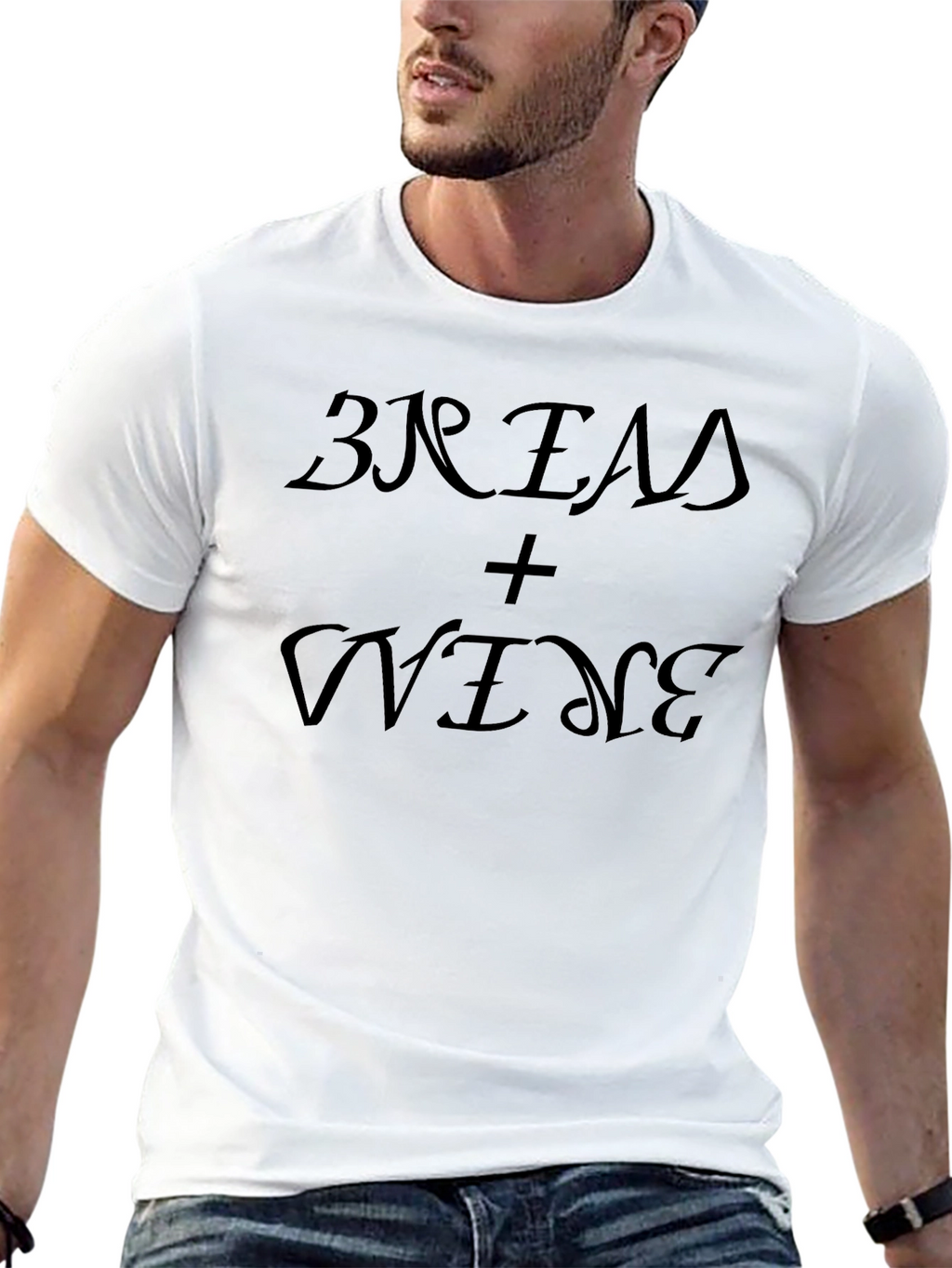 Bread and Wine Graphic Tee