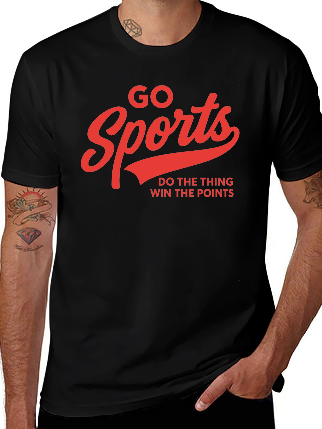 Go Sports T-Shirt: Do The Thing Win The Points!