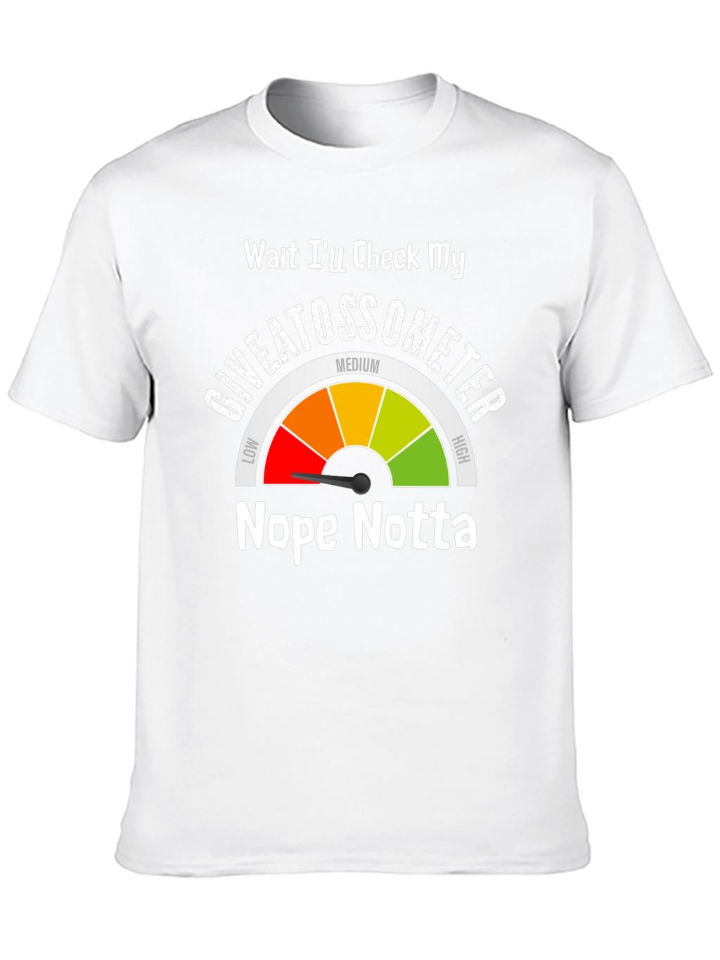 Giveatossometer Graphic T-Shirt - Sarcastic Humor Tee