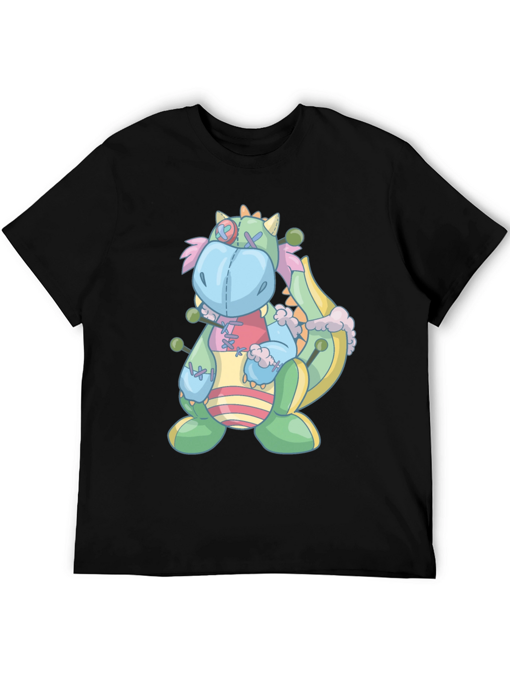 Whimsical Stuffed Dragon Graphic Tee
