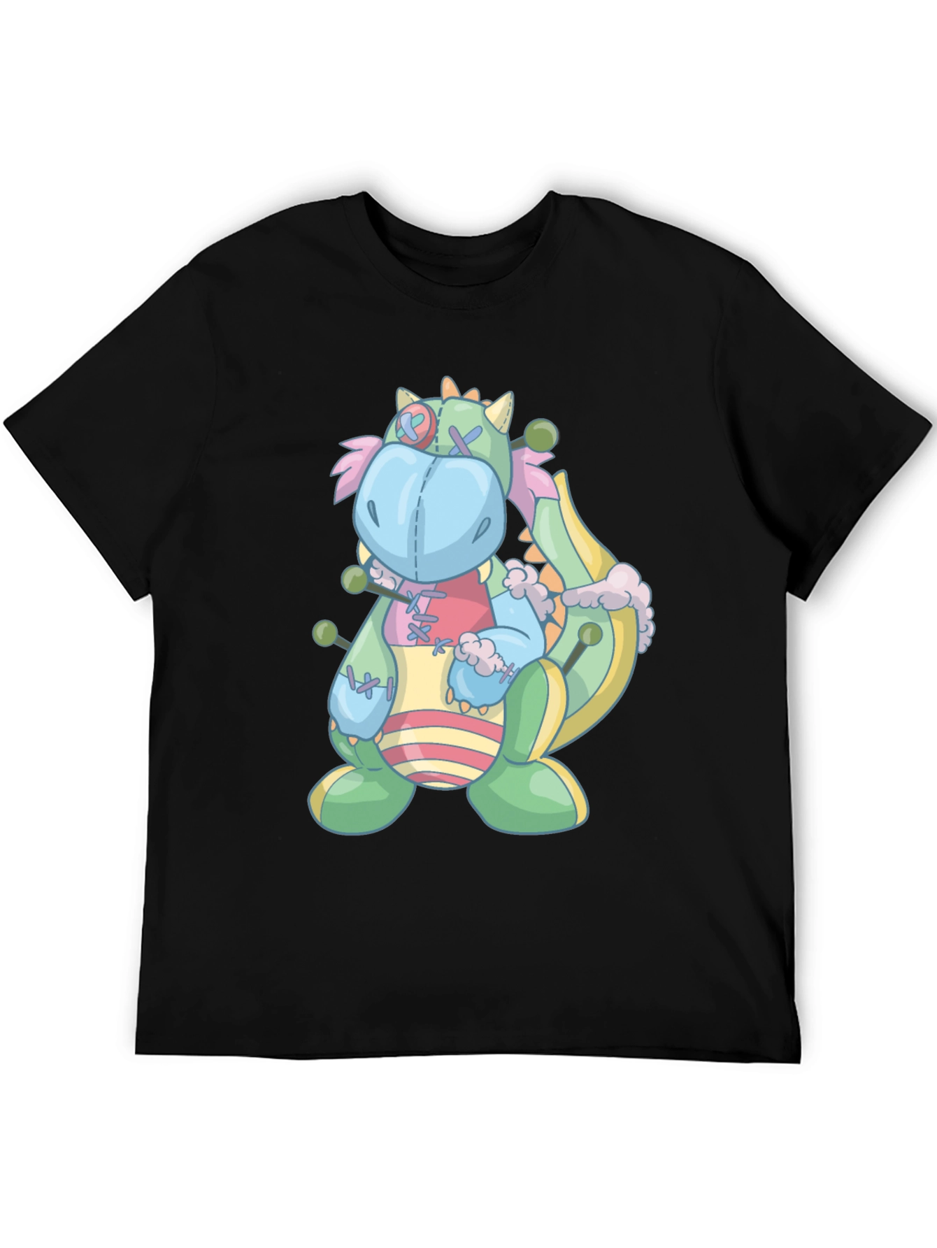 Whimsical Stuffed Dragon Graphic Tee