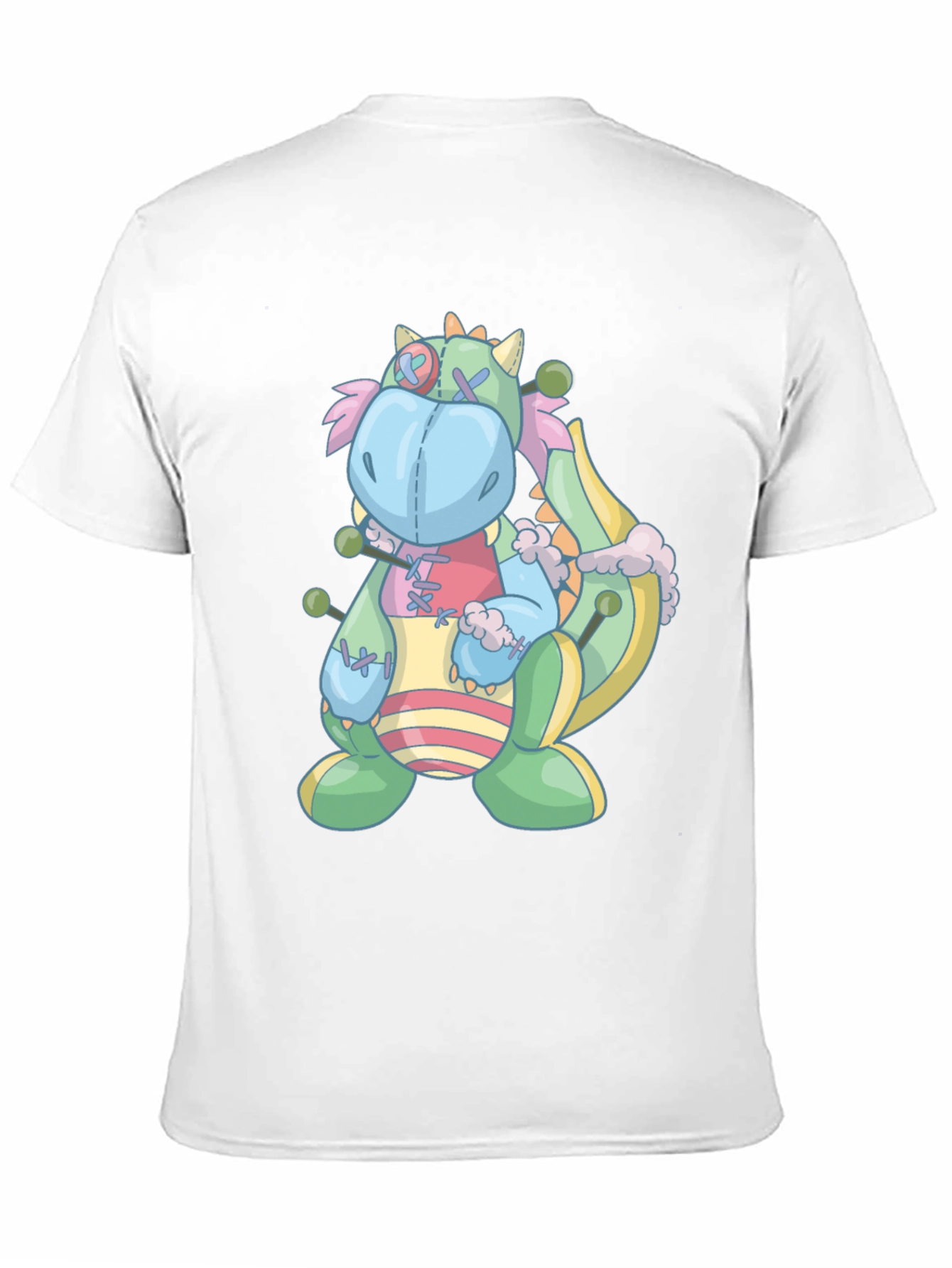Whimsical Stuffed Dragon Graphic Tee