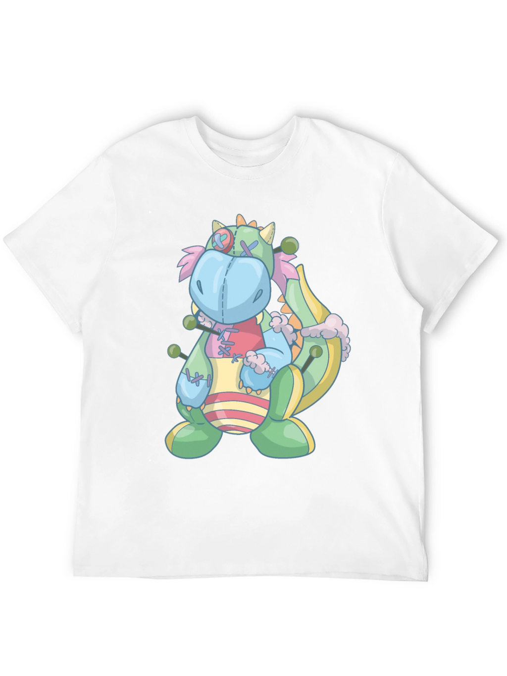 Whimsical Stuffed Dragon Graphic Tee