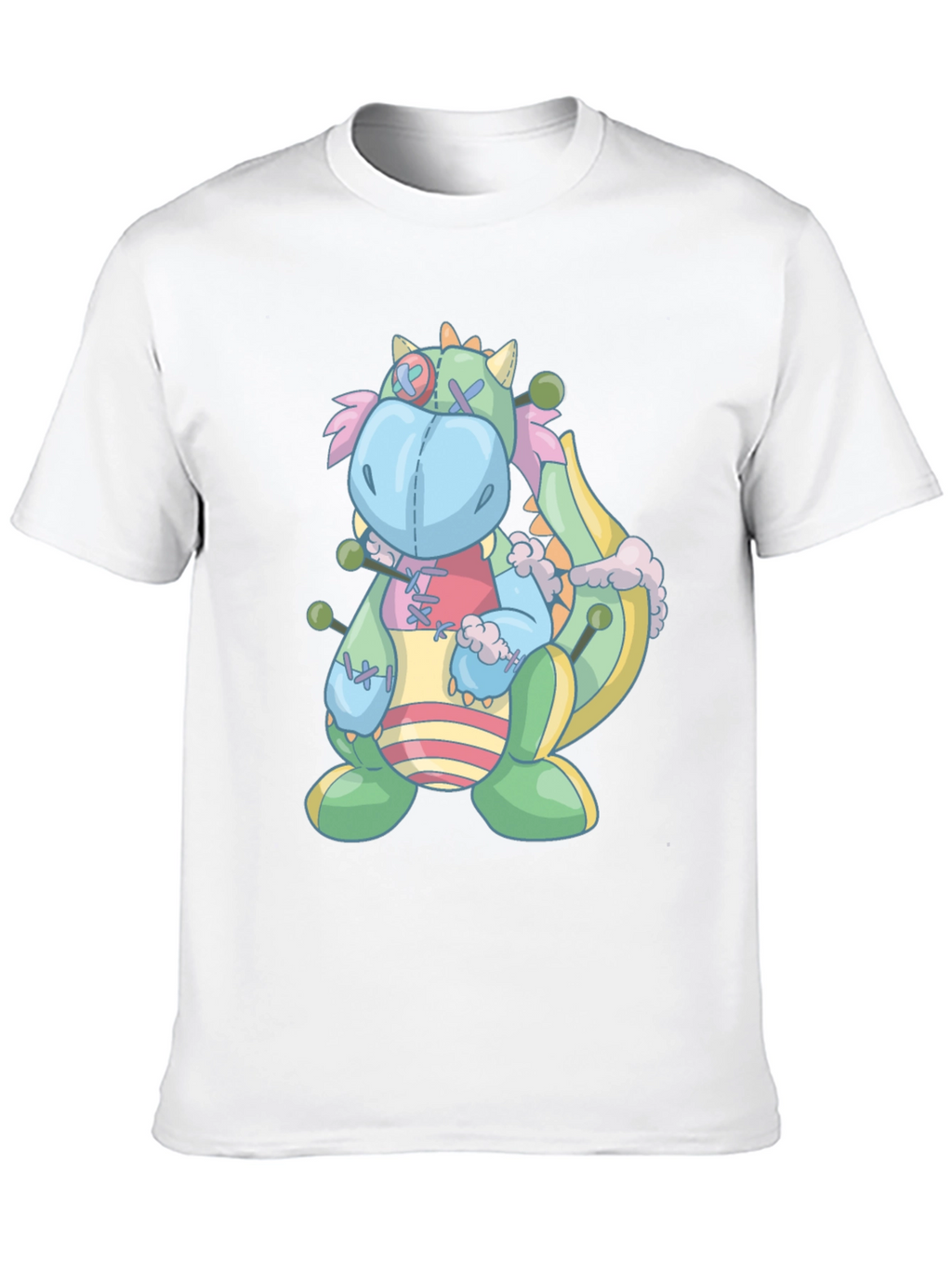 Whimsical Stuffed Dragon Graphic Tee