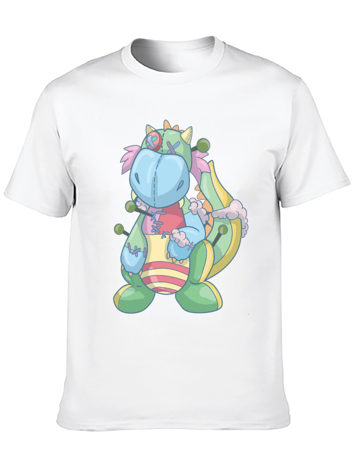 Whimsical Stuffed Dragon Graphic Tee