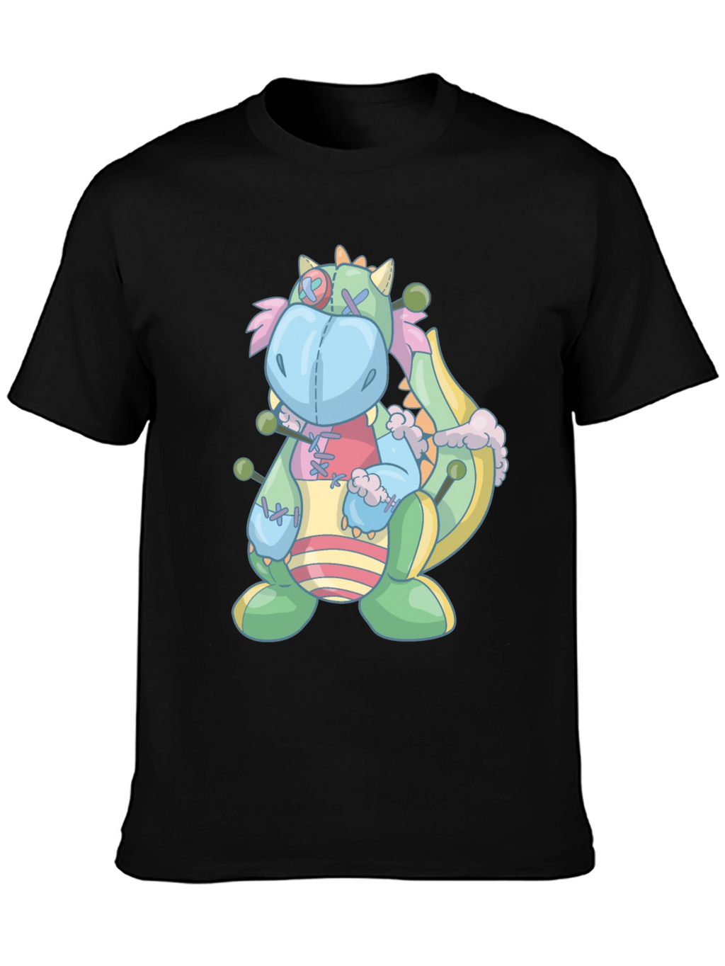Whimsical Stuffed Dragon Graphic Tee