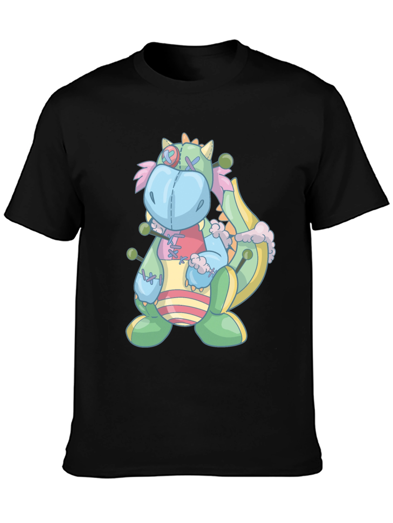 Whimsical Stuffed Dragon Graphic Tee
