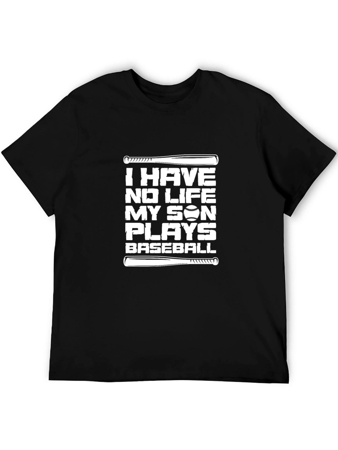 Baseball Dad T-Shirt - Son Plays Baseball Graphic Tee