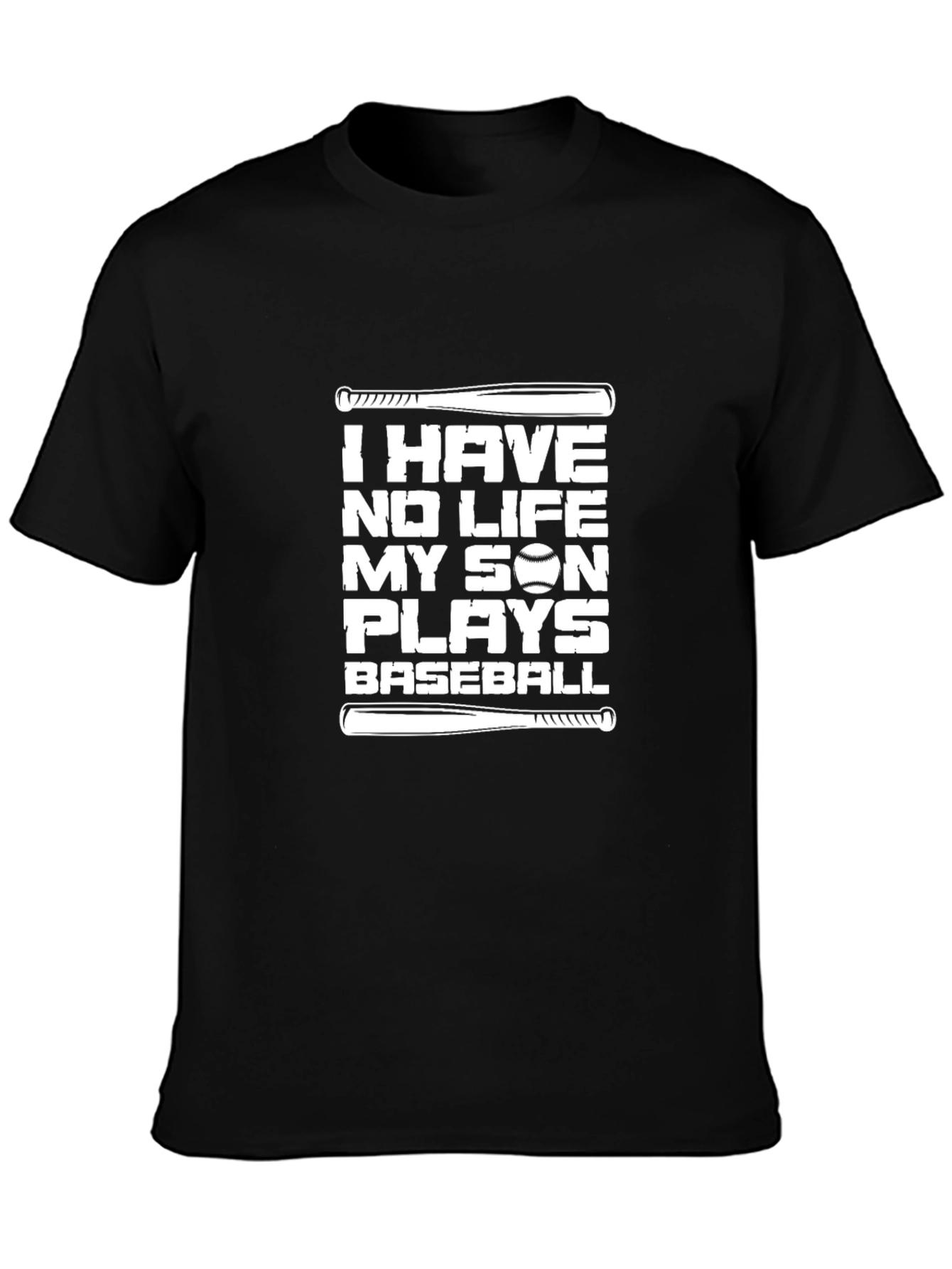 Baseball Dad T-Shirt - Son Plays Baseball Graphic Tee