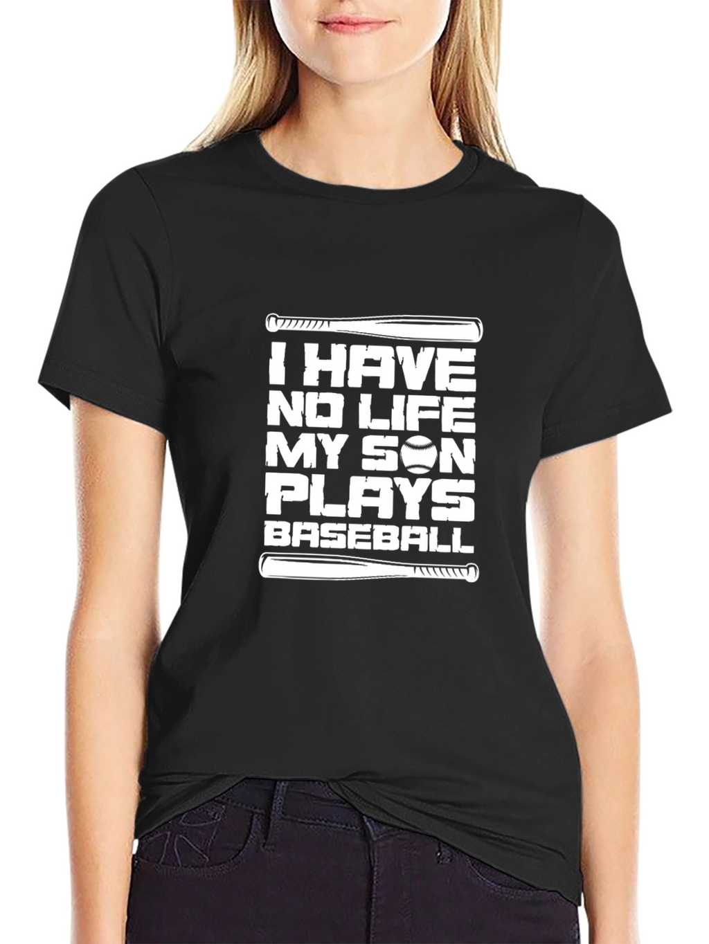 Baseball Dad T-Shirt - Son Plays Baseball Graphic Tee
