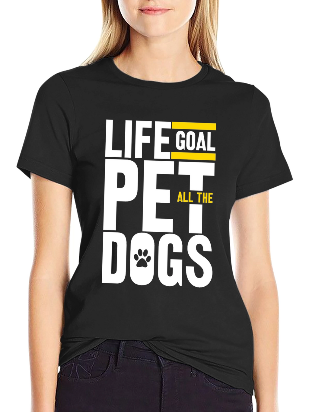 Life Goal Pet All The Dogs Graphic T-Shirt